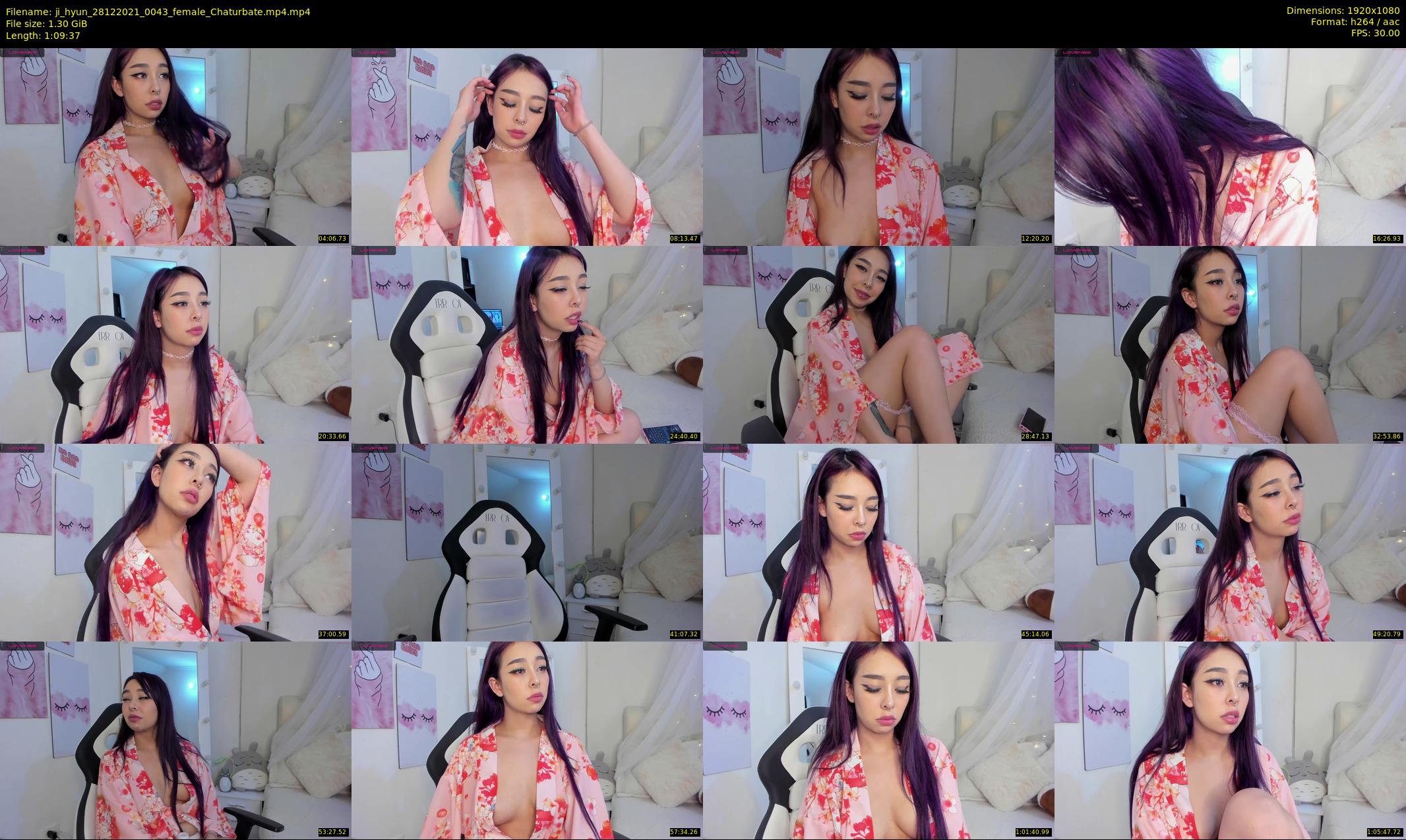 ji_hyun — 70 minute Chaturbate female cam show recording, 1080p, Dec 28, 2021