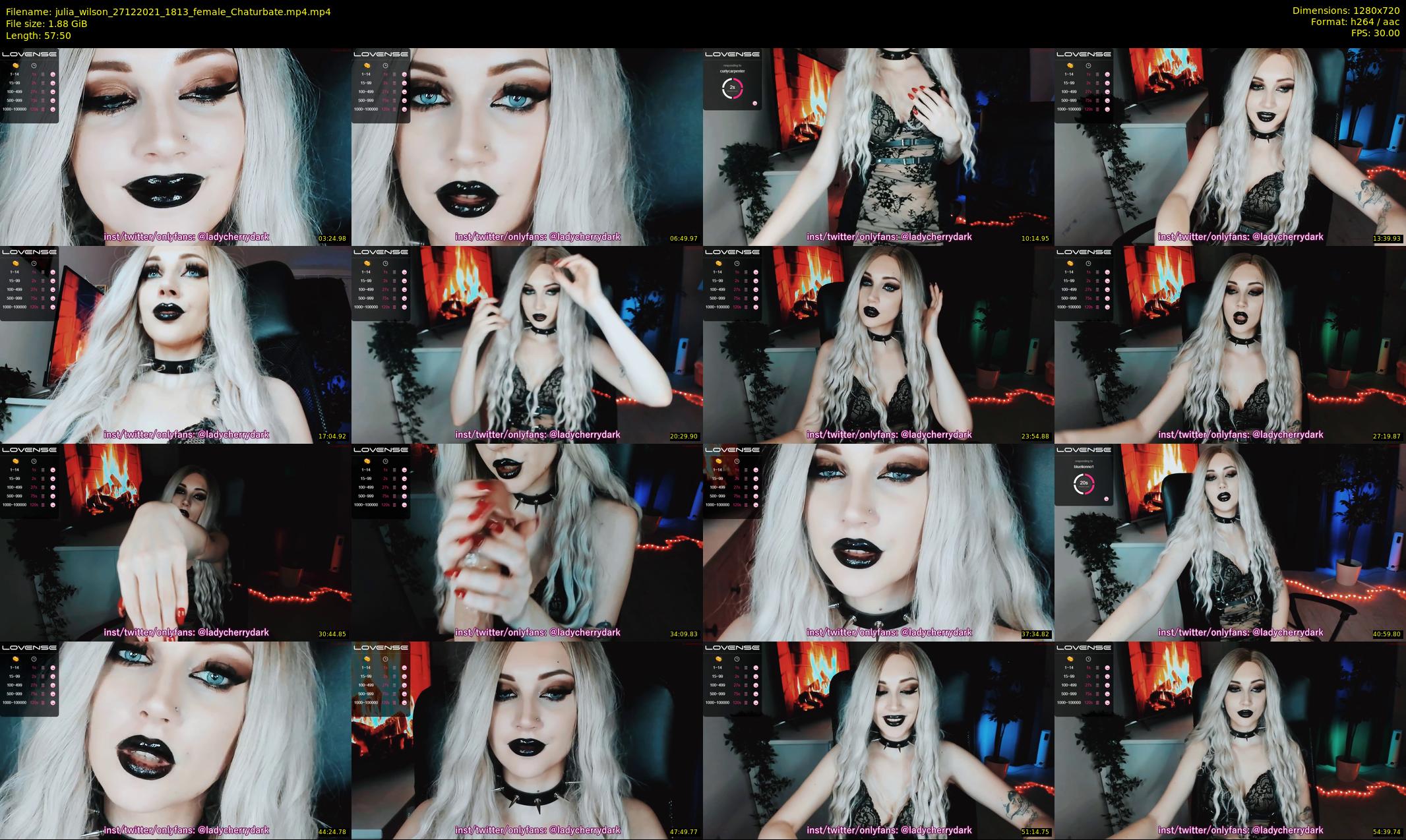 julia_wilson — 58 minute Chaturbate female cam show recording, 720p, Dec 27, 2021