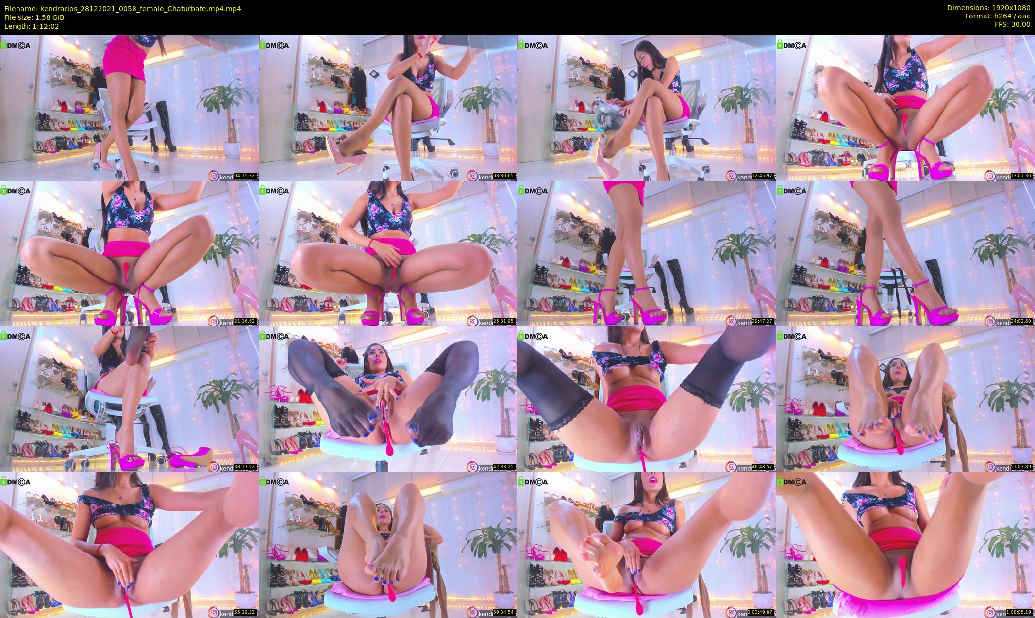 kendrarios — 73 minute Chaturbate female cam show recording, 1080p, Dec 28, 2021
