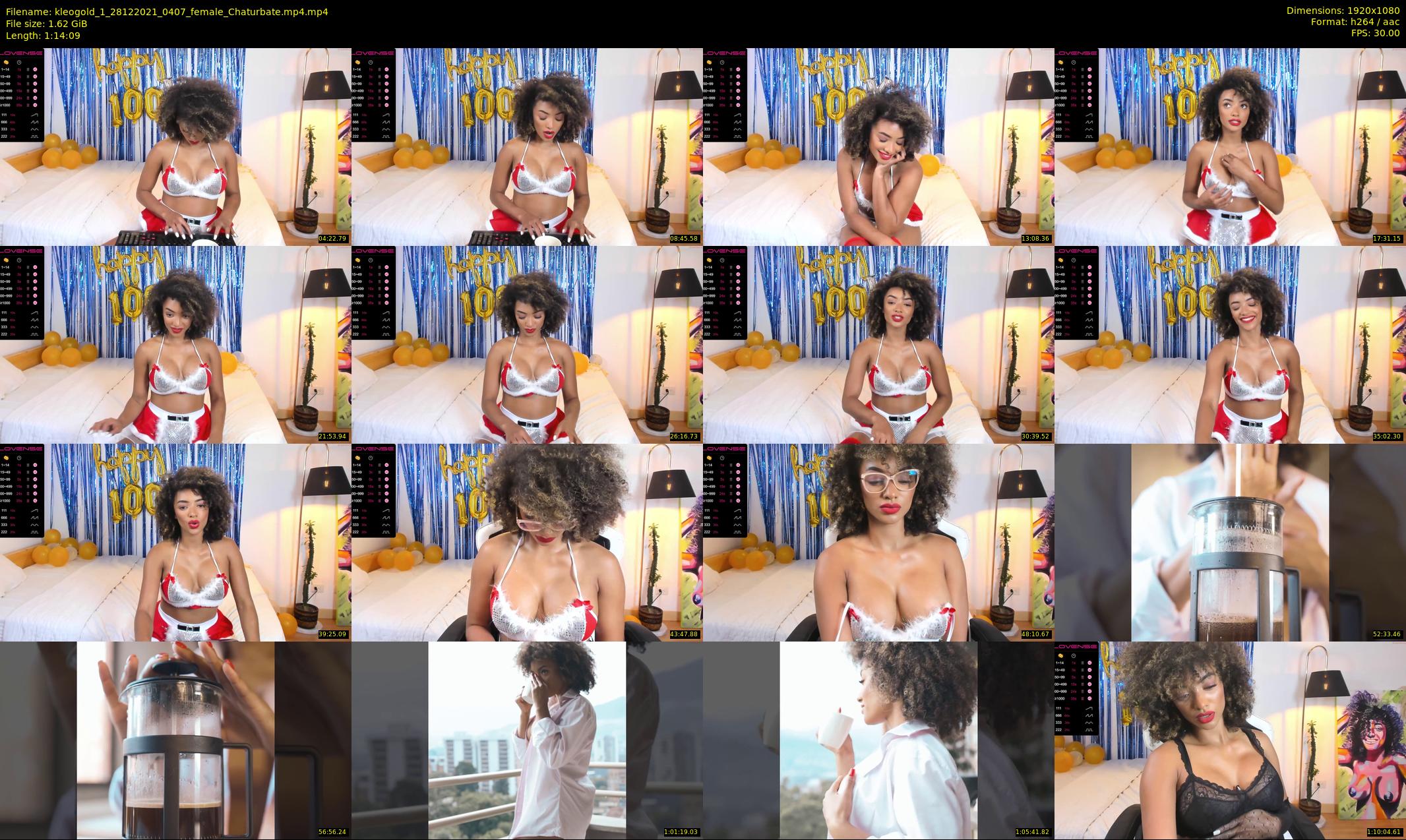 kleogold_1 — 75 minute Chaturbate female cam show recording, 1080p, Dec 28, 2021