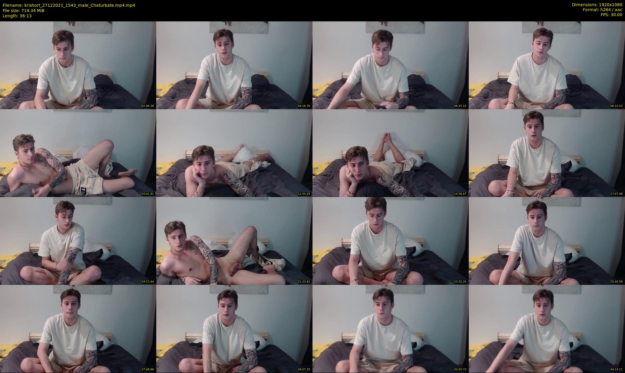krishort — 37 minute Chaturbate male cam show recording, 1080p, Dec 27, 2021