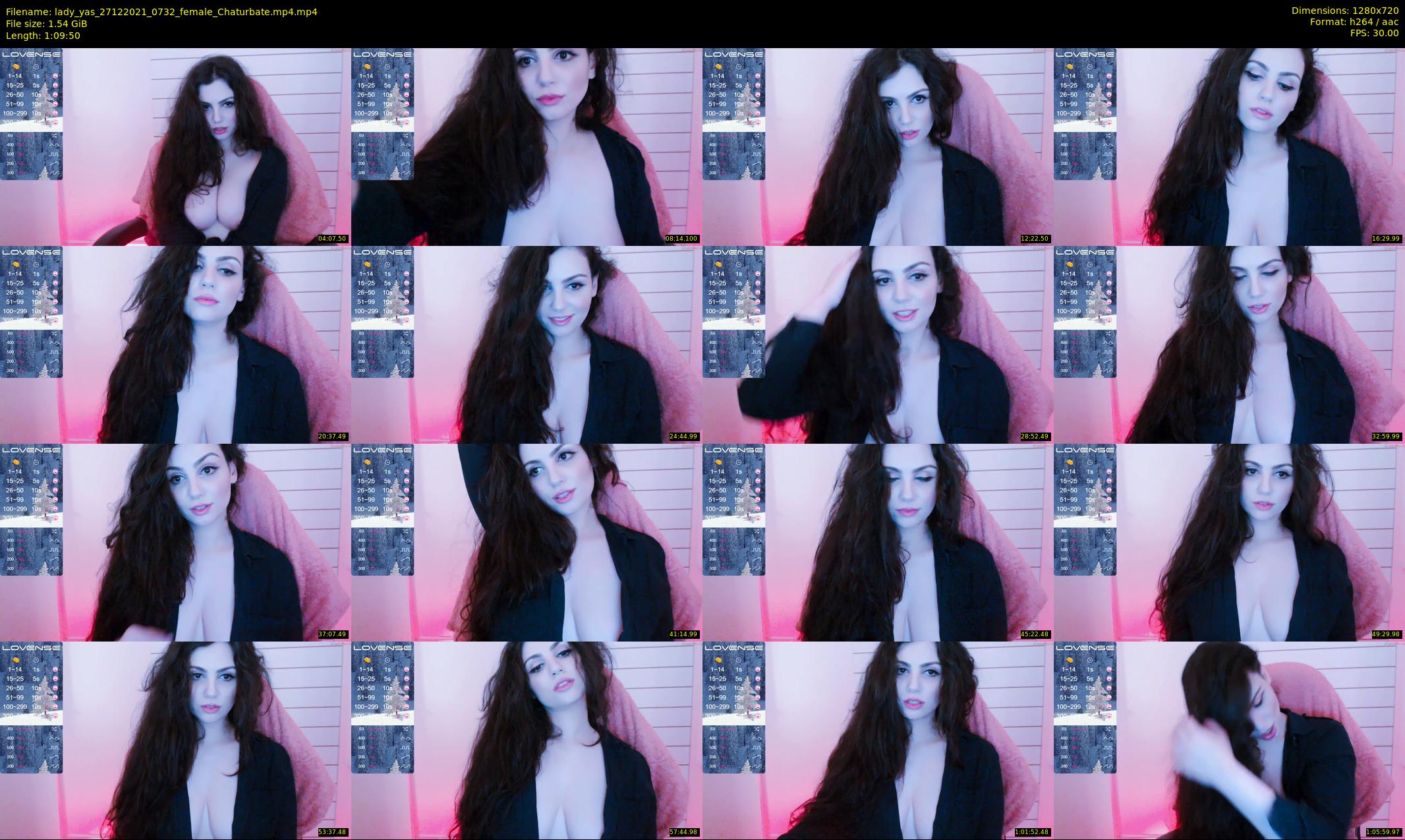 lady_yas — 70 minute Chaturbate female cam show recording, 720p, Dec 27, 2021