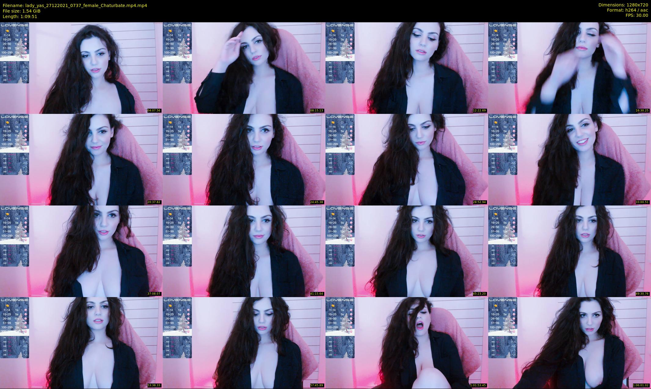 lady_yas — 70 minute Chaturbate female cam show recording, 720p, Dec 27, 2021