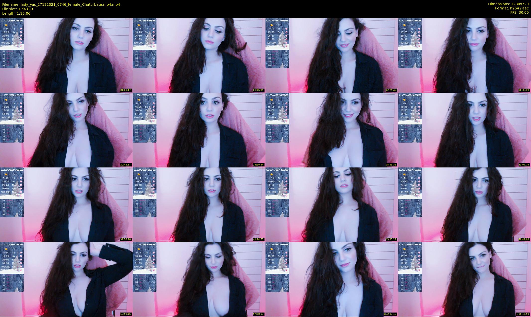 lady_yas — 71 minute Chaturbate female cam show recording, 720p, Dec 27, 2021