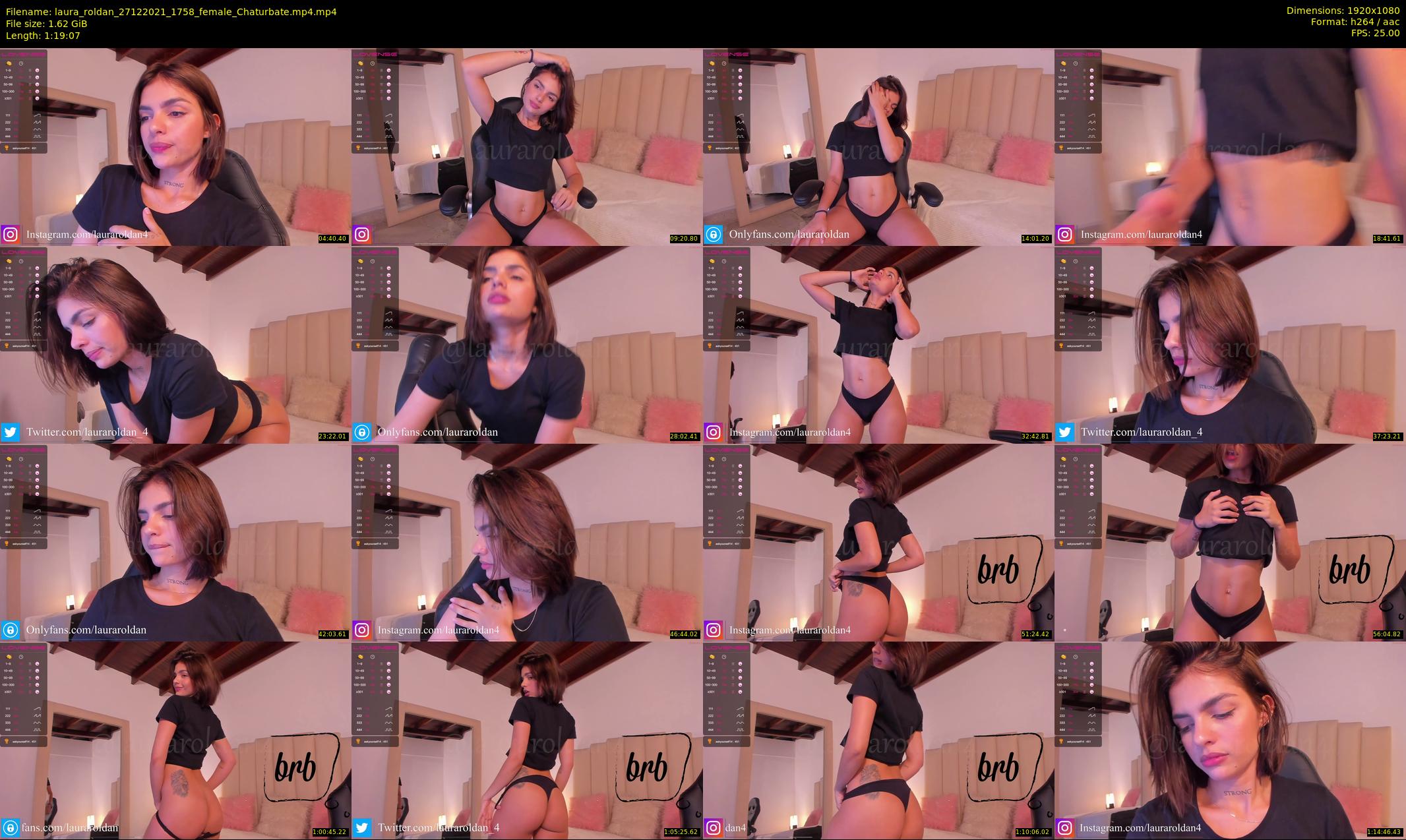 laura_roldan — 80 minute Chaturbate female cam show recording, 1080p, Dec 27, 2021