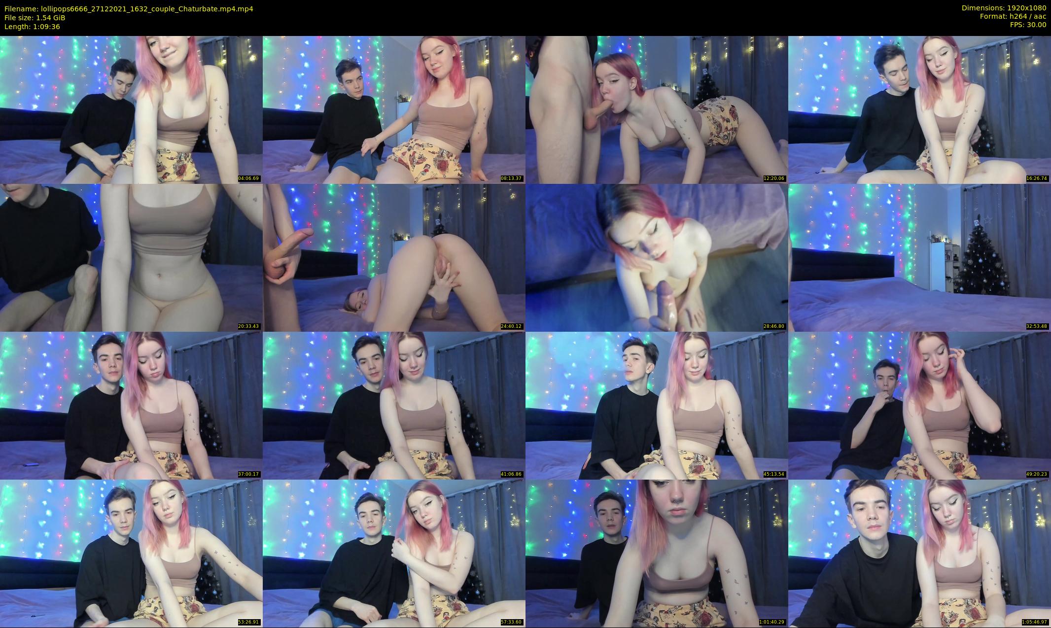 lollipops6666 — 70 minute Chaturbate couple cam show recording, 1080p, Dec 27, 2021