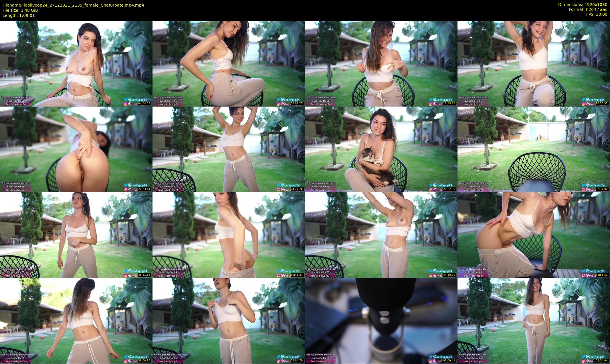 loollypop24 — 70 minute Chaturbate female cam show recording, 1080p, Dec 27, 2021