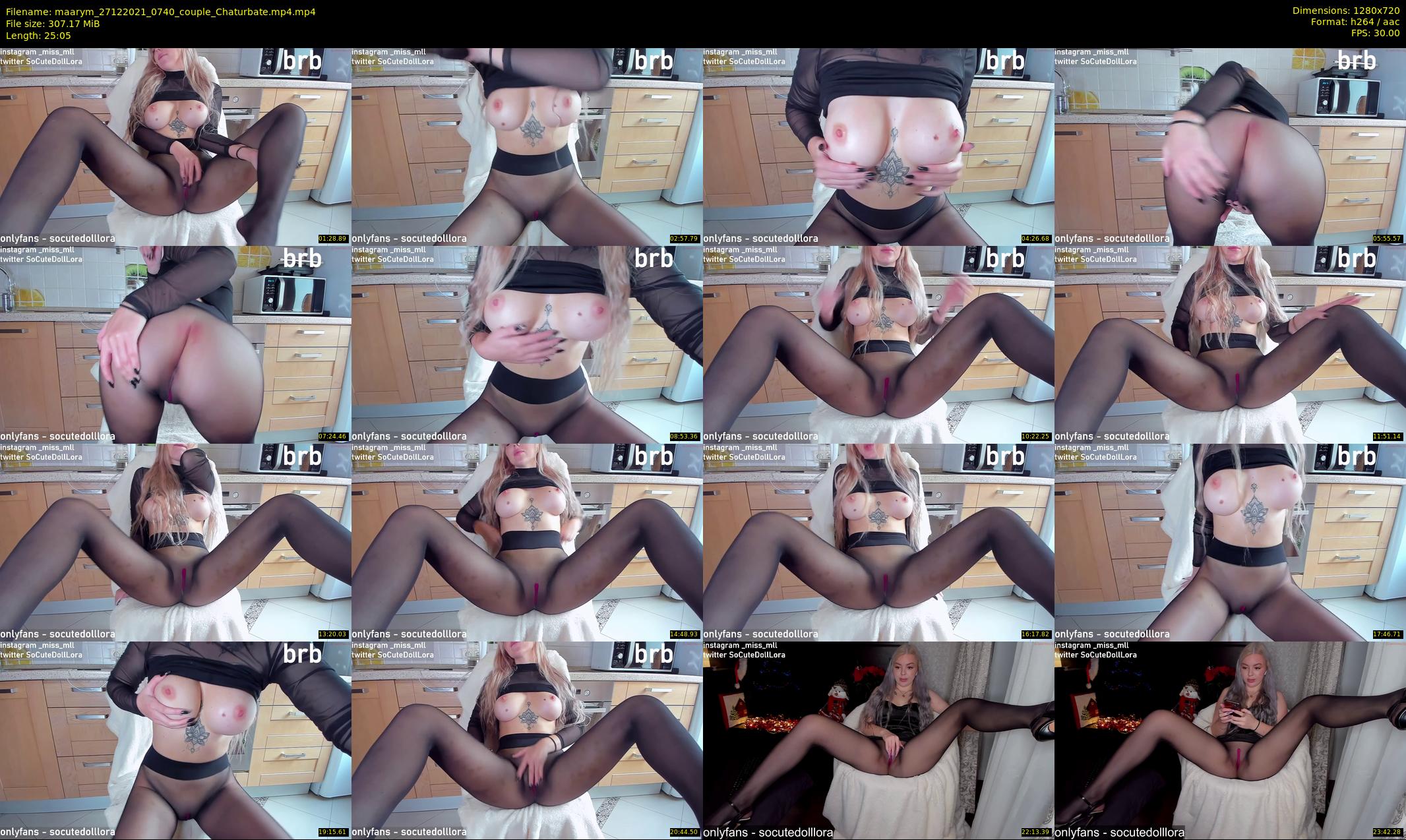 maarym — 26 minute Chaturbate couple cam show recording, 720p, Dec 27, 2021
