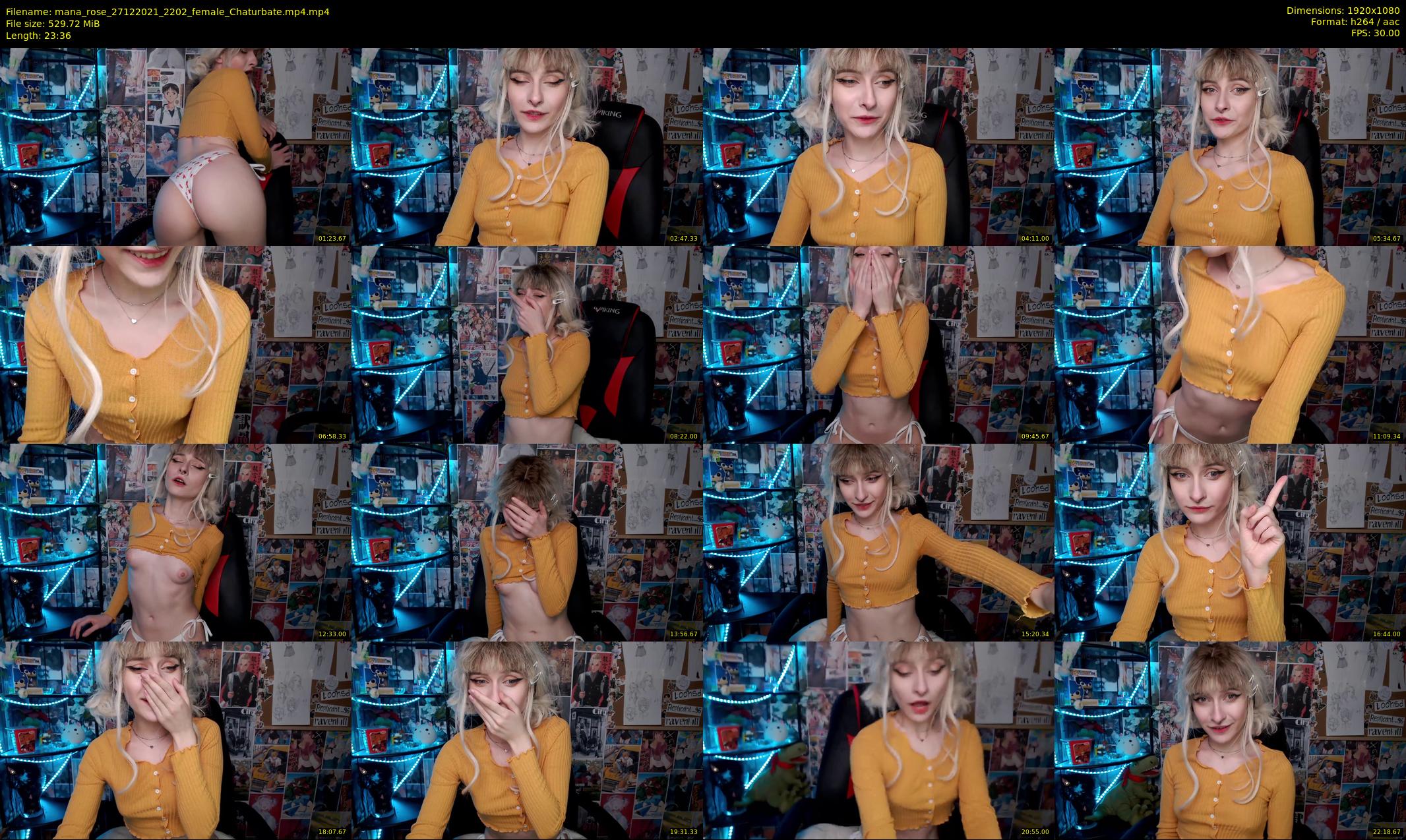 mana_rose — 24 minute Chaturbate female cam show recording, 1080p, Dec 27, 2021