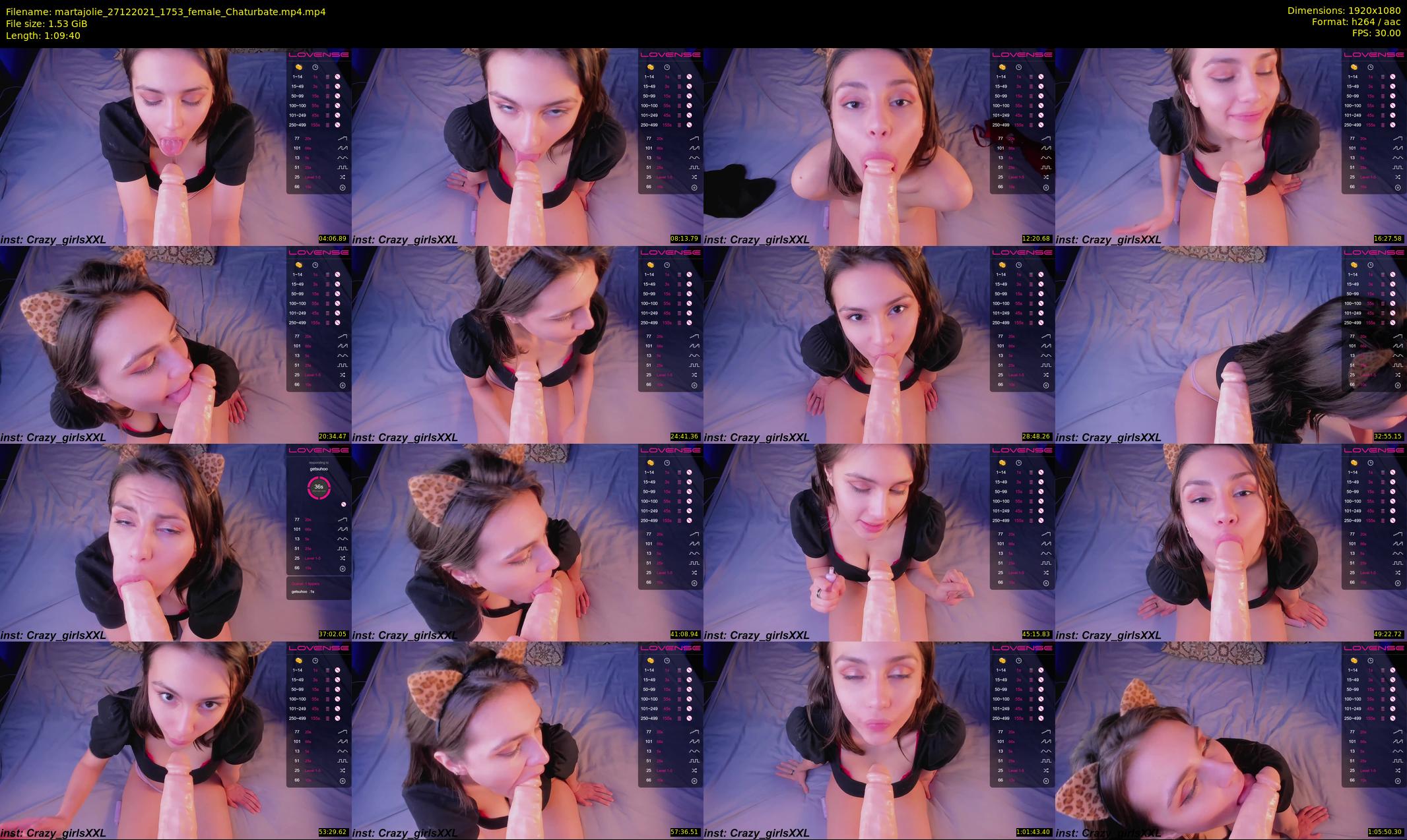 martajolie — 70 minute Chaturbate female cam show recording, 1080p, Dec 27, 2021