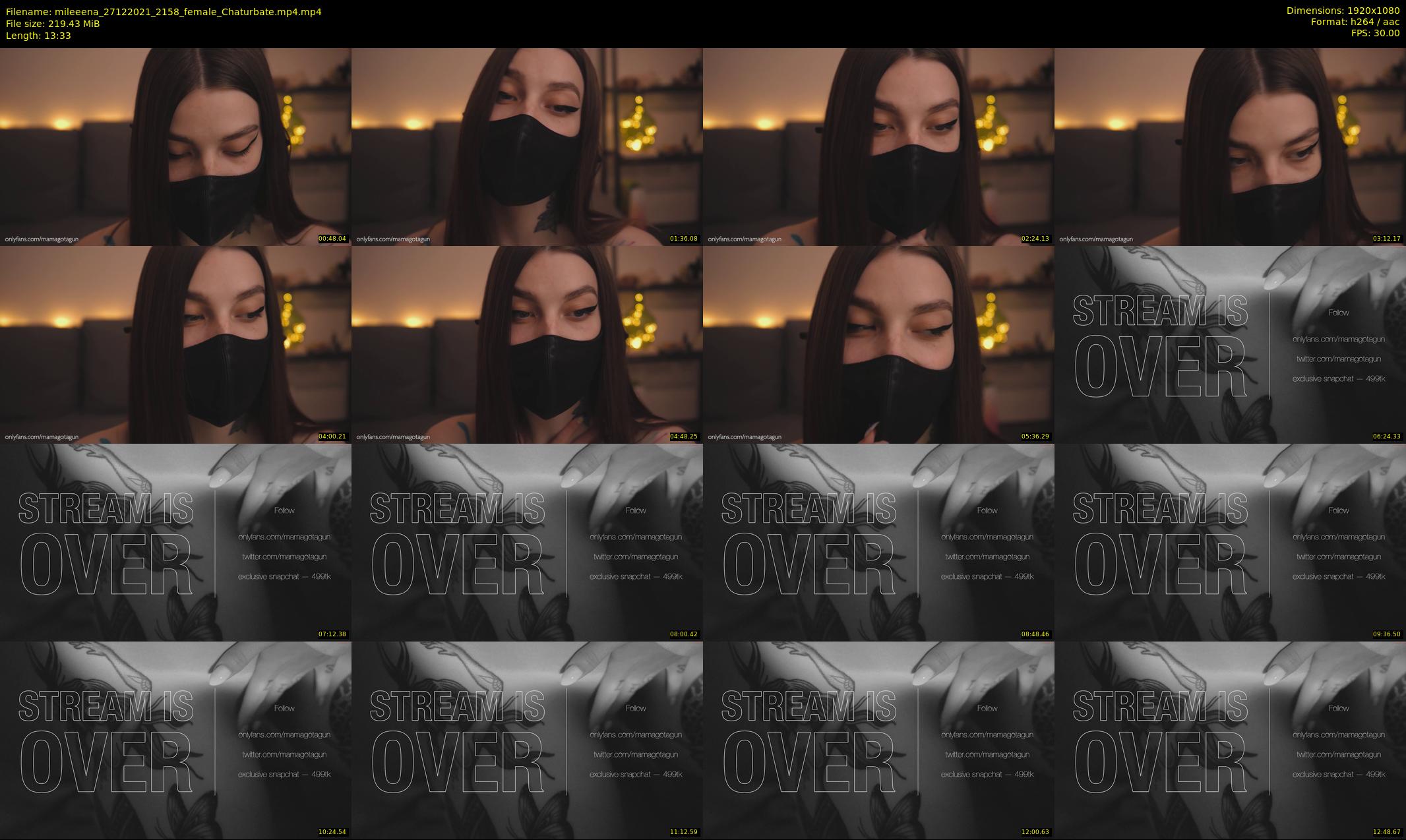 mileeena — 14 minute Chaturbate female cam show recording, 1080p, Dec 27, 2021
