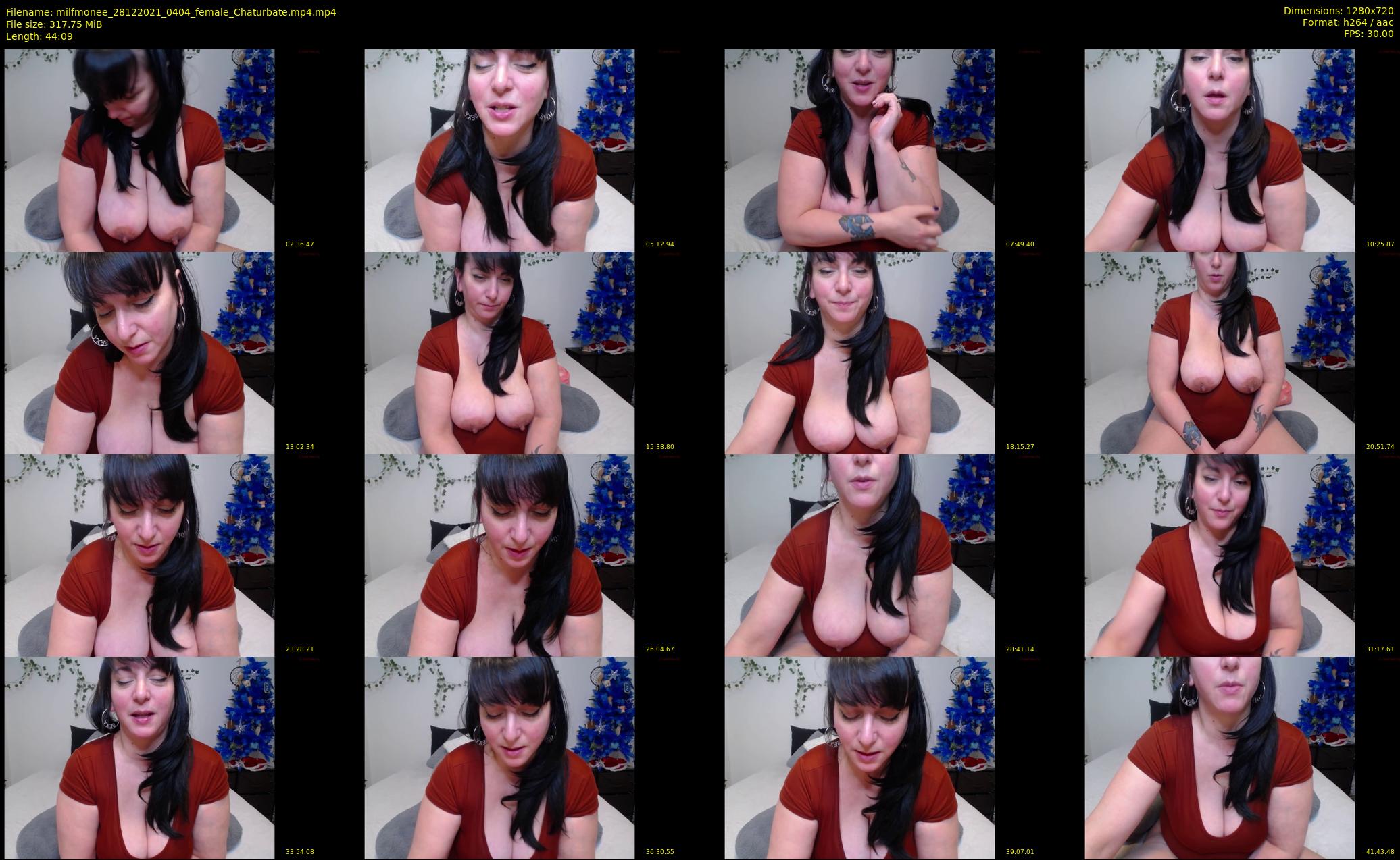 milfmonee — 45 minute Chaturbate female cam show recording, 720p, Dec 28, 2021
