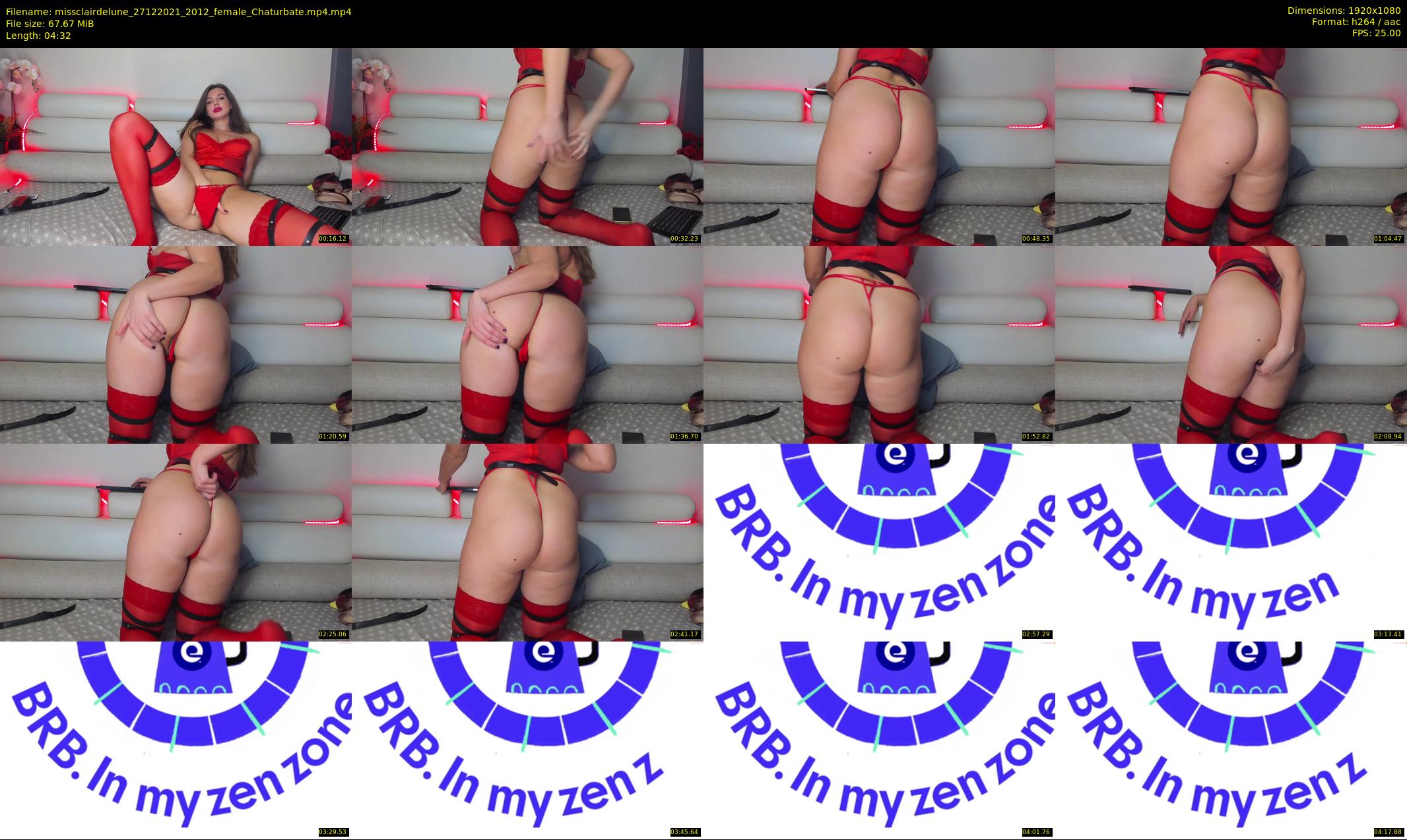 missclairdelune — 5 minute Chaturbate female cam show recording, 1080p, Dec 27, 2021