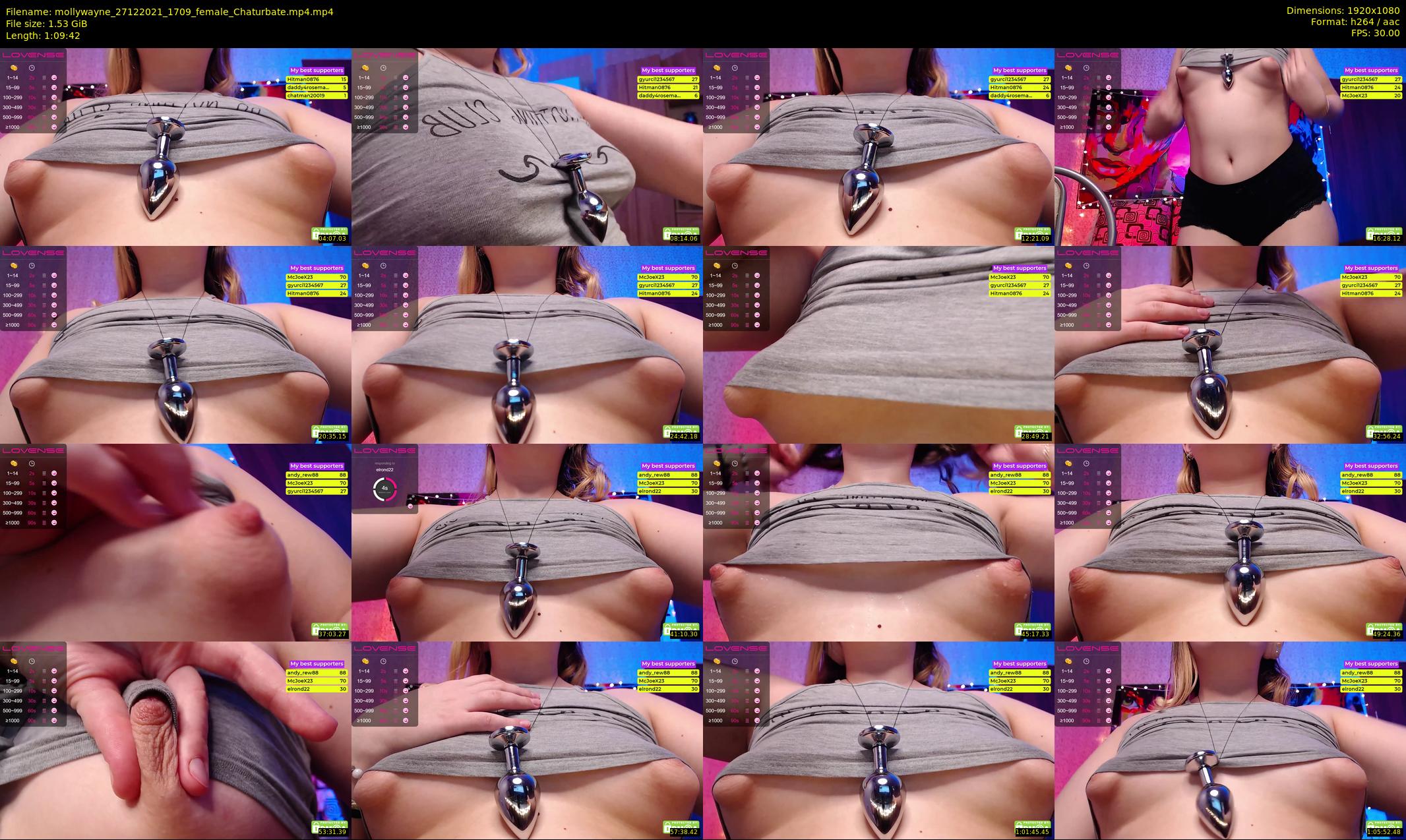 mollywayne — 70 minute Chaturbate female cam show recording, 1080p, Dec 27, 2021
