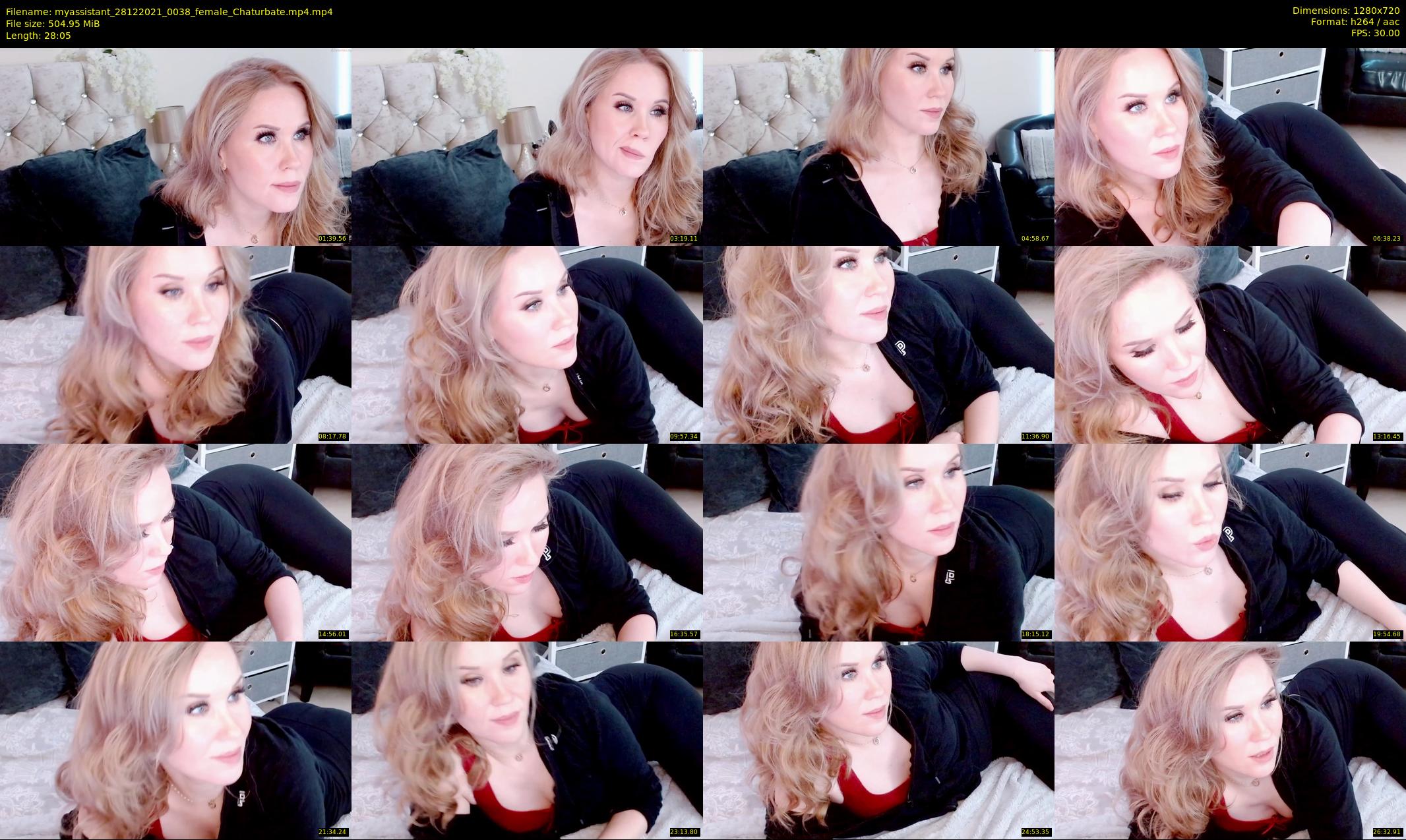 myassistant — 29 minute Chaturbate female cam show recording, 720p, Dec 28, 2021