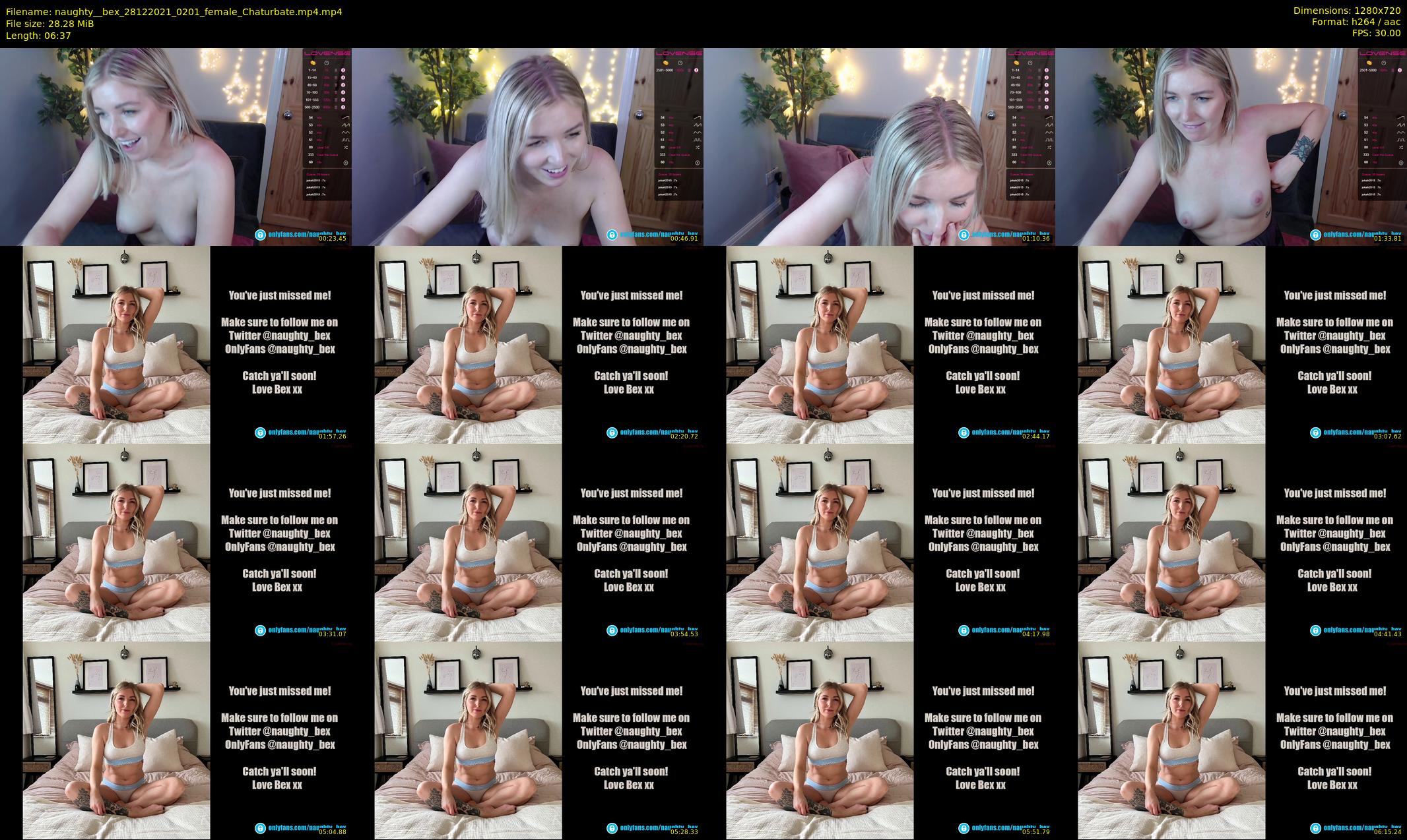 naughty__bex — 7 minute Chaturbate female cam show recording, 720p, Dec 28, 2021