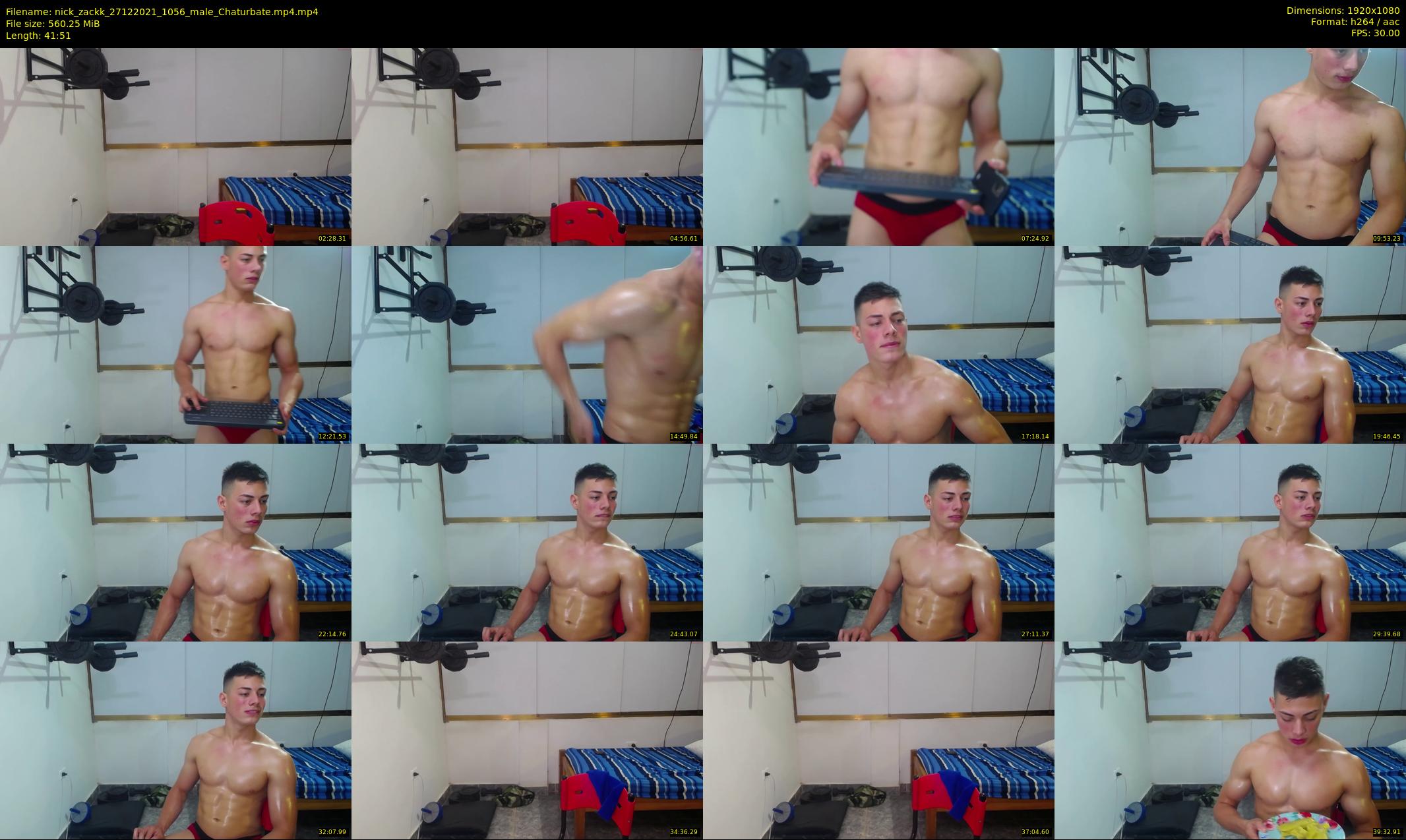 nick_zackk — 42 minute Chaturbate male cam show recording, 1080p, Dec 27, 2021