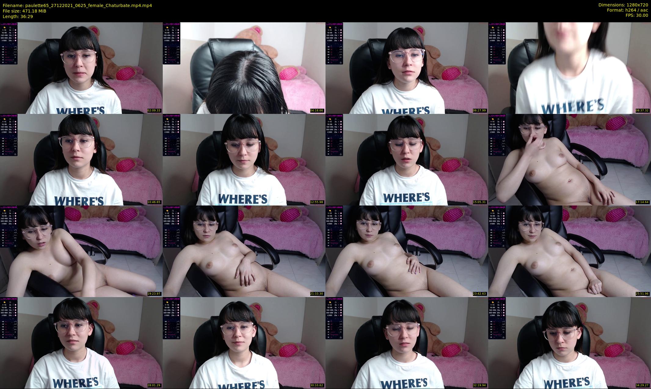 paulette65 — 37 minute Chaturbate female cam show recording, 720p, Dec 27, 2021