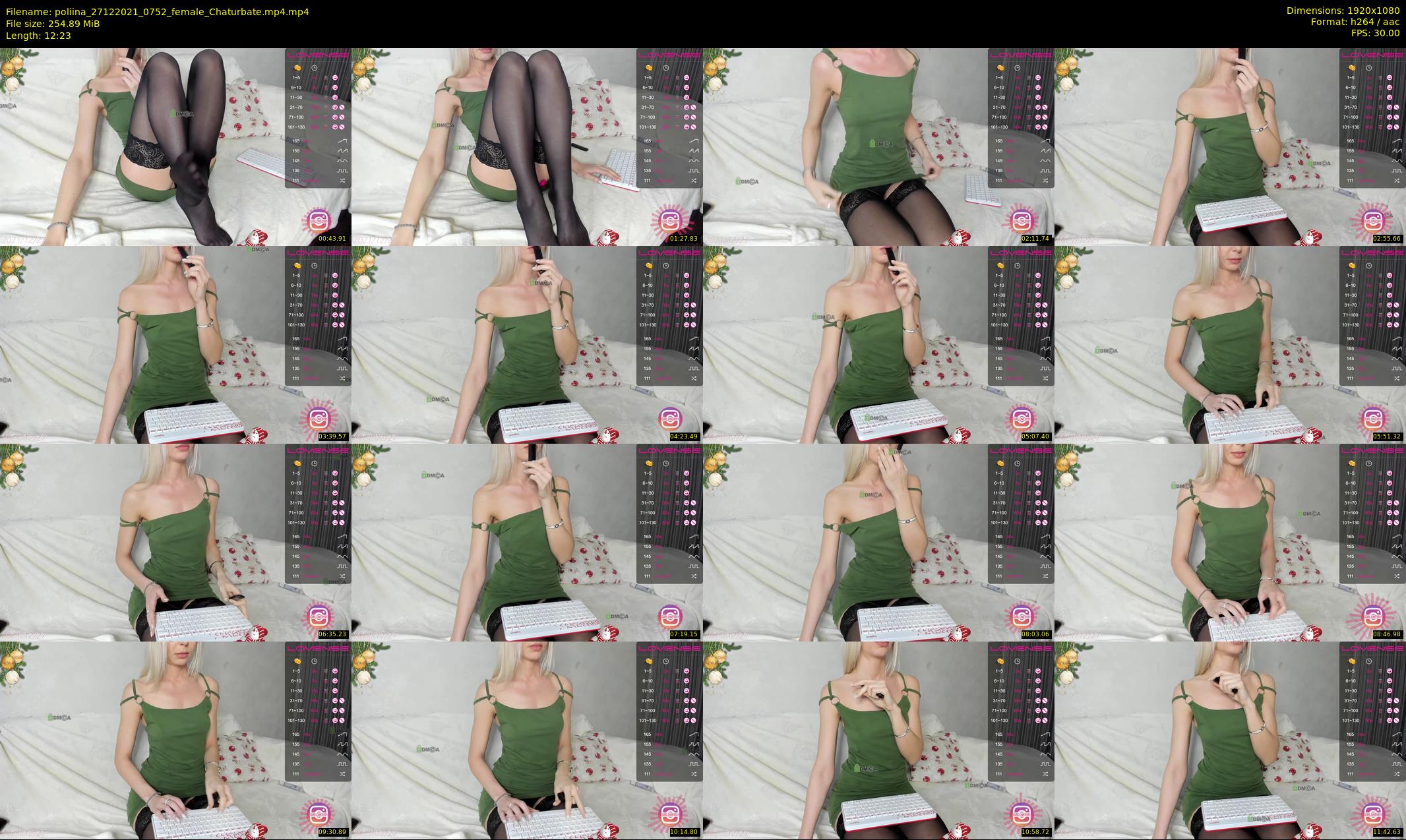 poliina — 13 minute Chaturbate female cam show recording, 1080p, Dec 27, 2021
