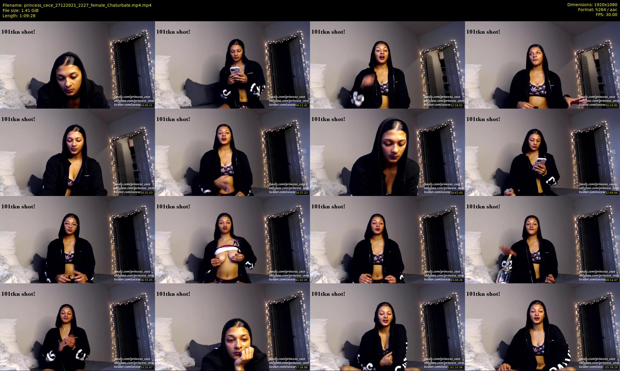 princess_cece — 70 minute Chaturbate female cam show recording, 1080p, Dec 27, 2021