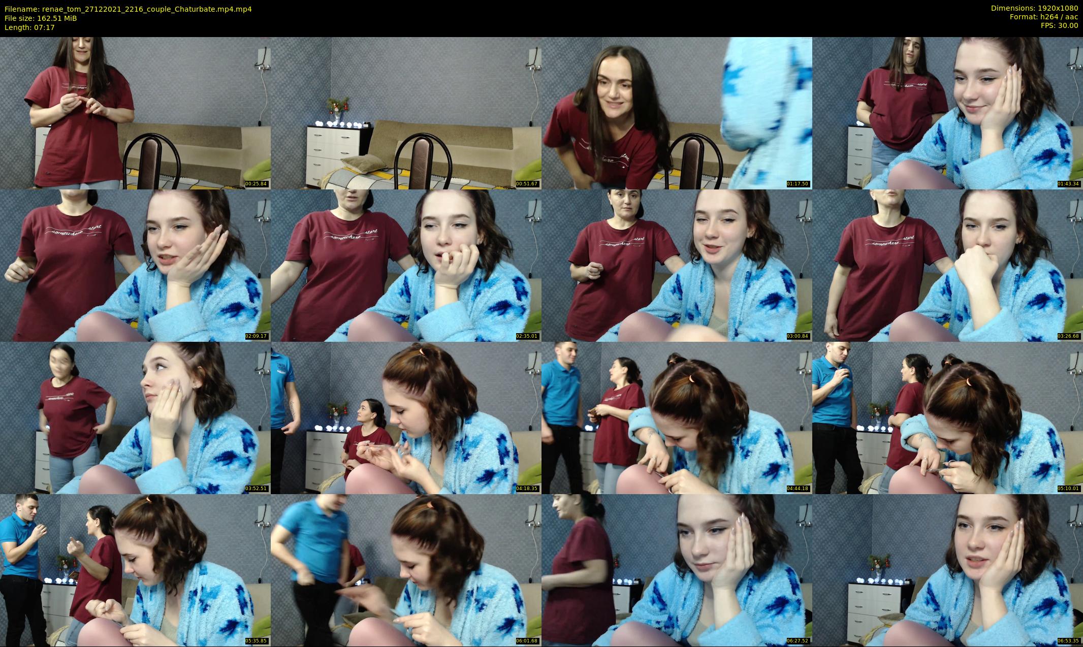 renae_tom — 8 minute Chaturbate couple cam show recording, 1080p, Dec 27, 2021