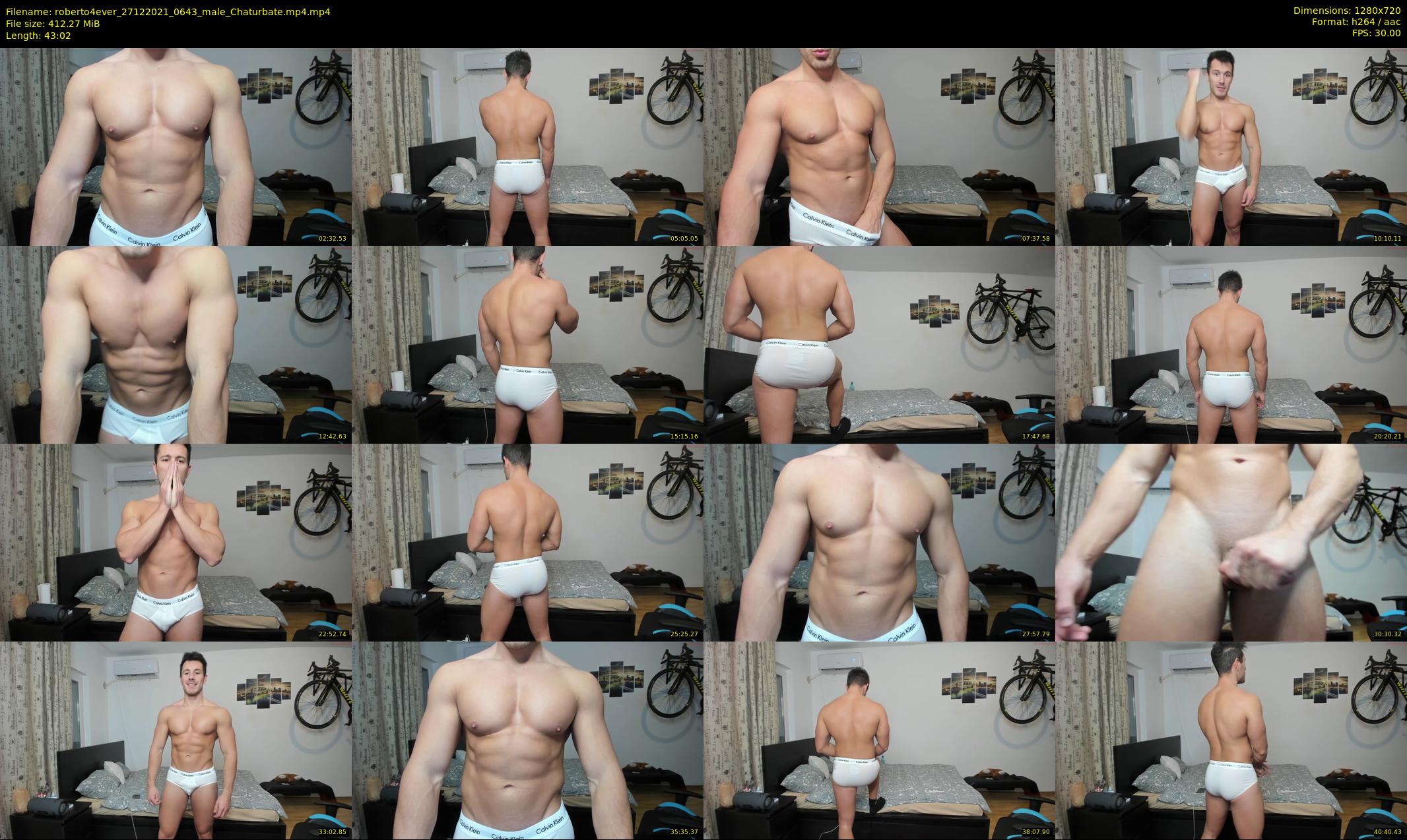 roberto4ever — 44 minute Chaturbate male cam show recording, 720p, Dec 27, 2021