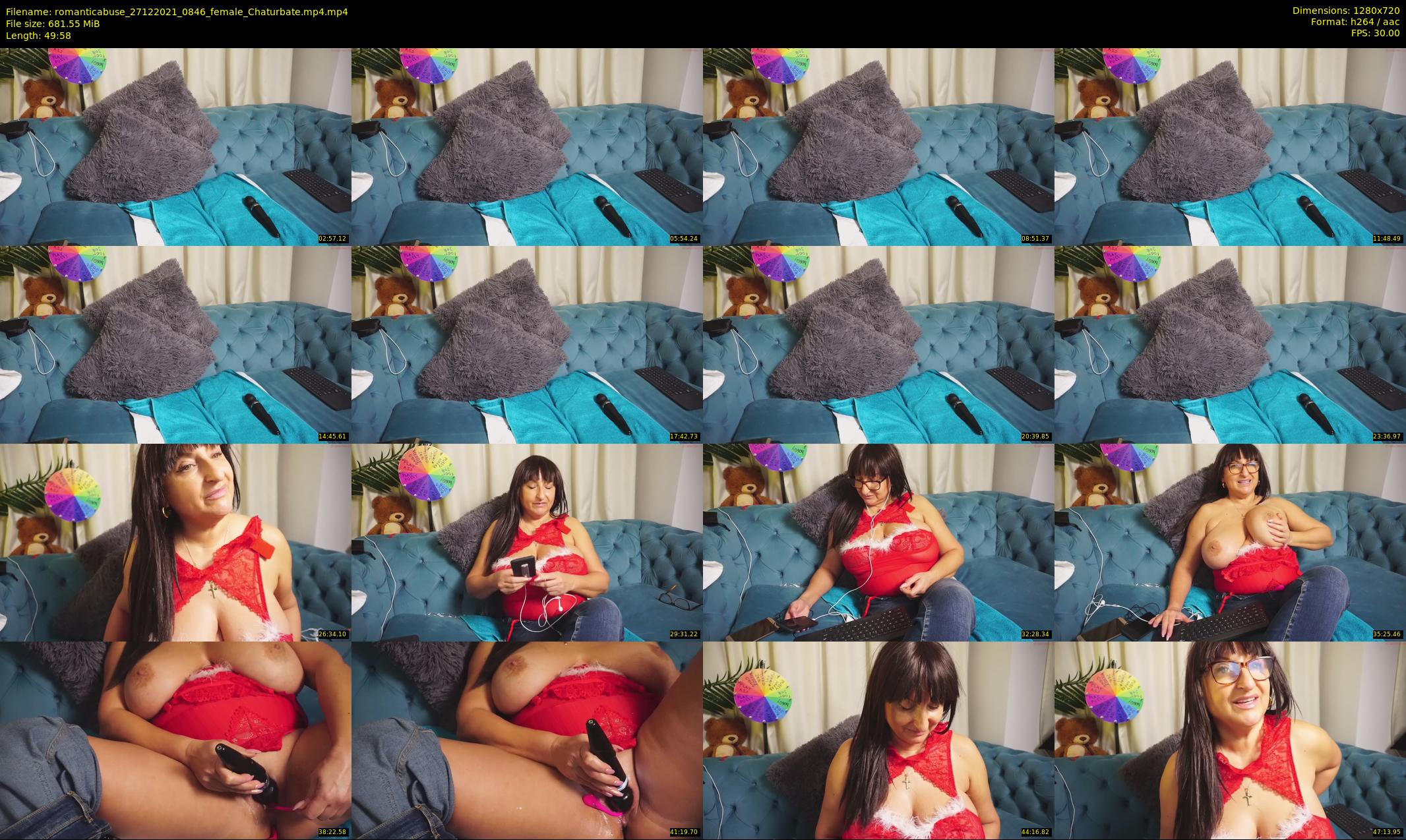 romanticabuse — 50 minute Chaturbate female cam show recording, 720p, Dec 27, 2021