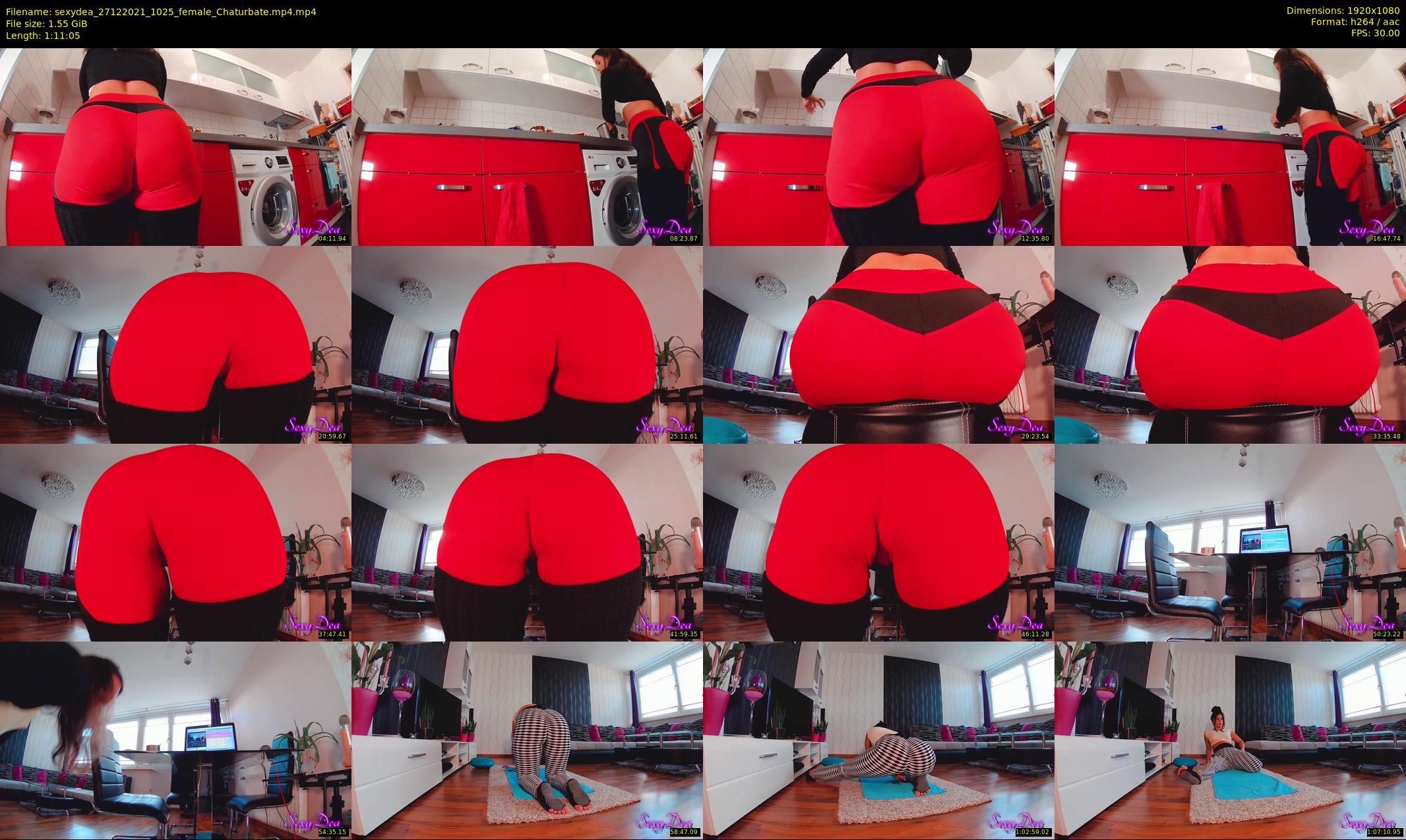sexydea — 72 minute Chaturbate female cam show recording, 1080p, Dec 27, 2021