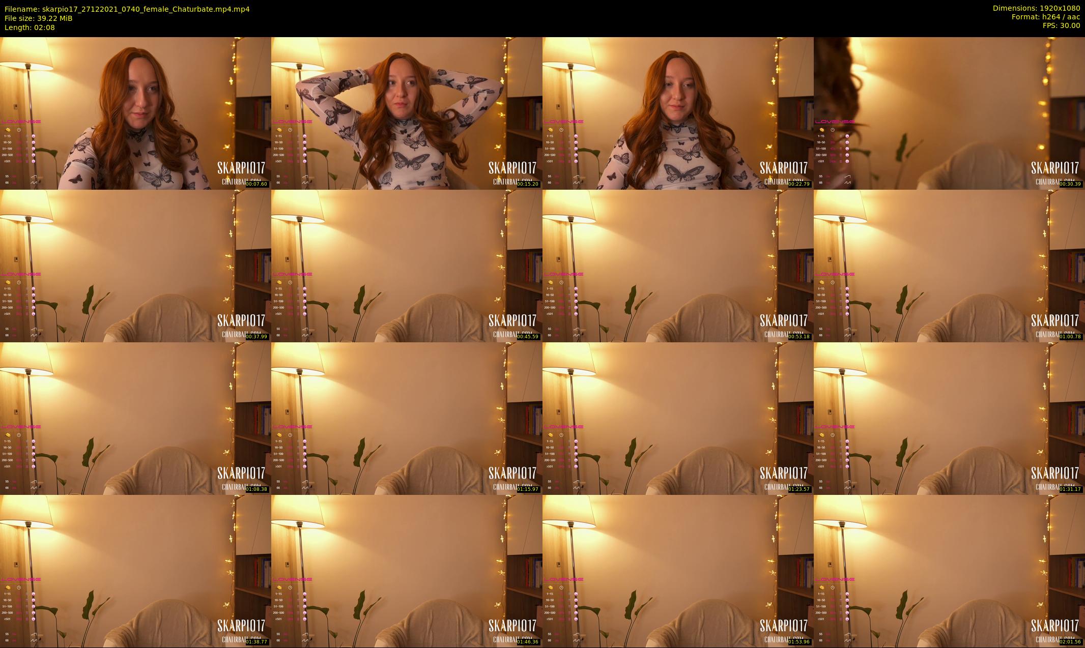 skarpio17 — 3 minute Chaturbate female cam show recording, 1080p, Dec 27, 2021