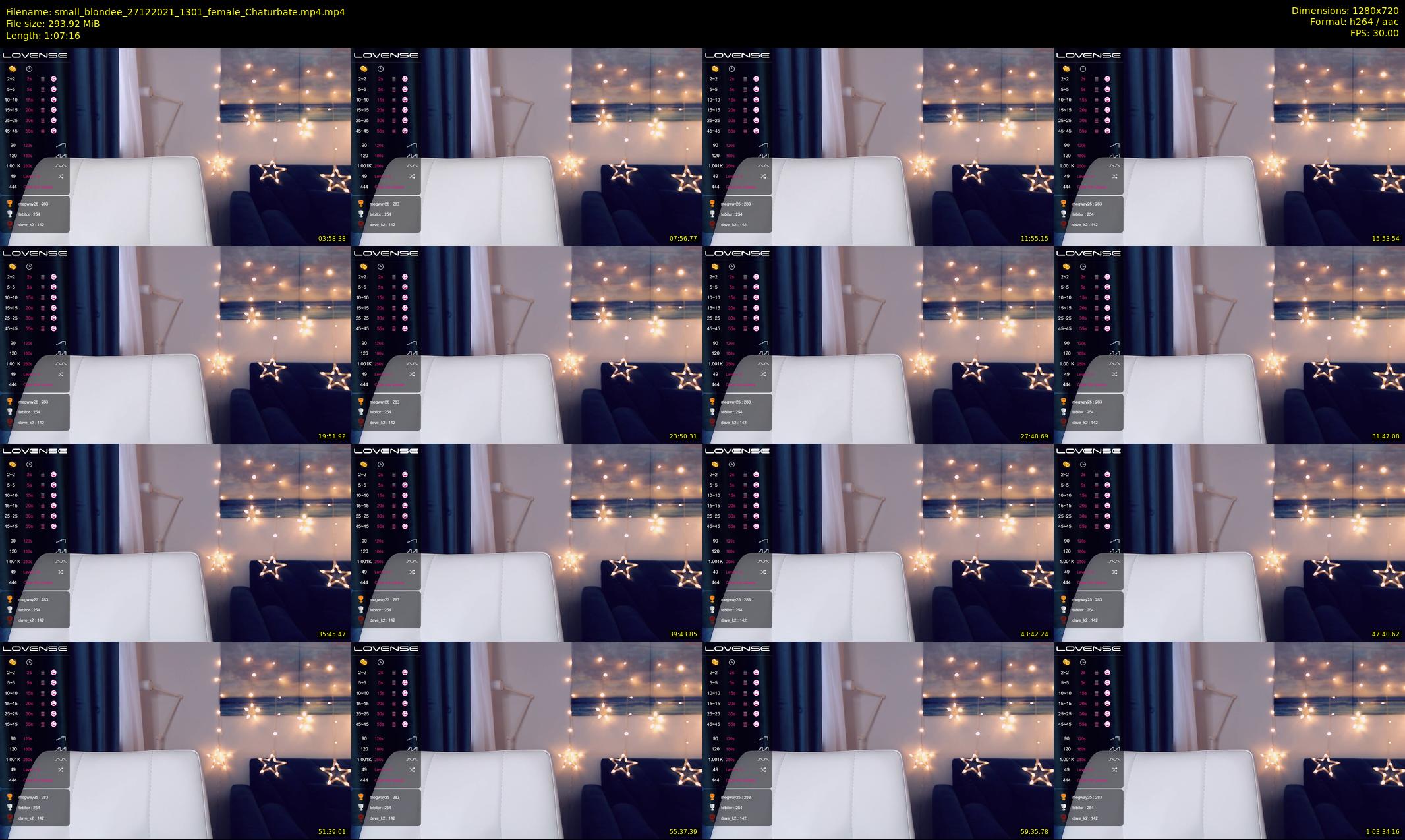 small_blondee — 68 minute Chaturbate female cam show recording, 720p, Dec 27, 2021