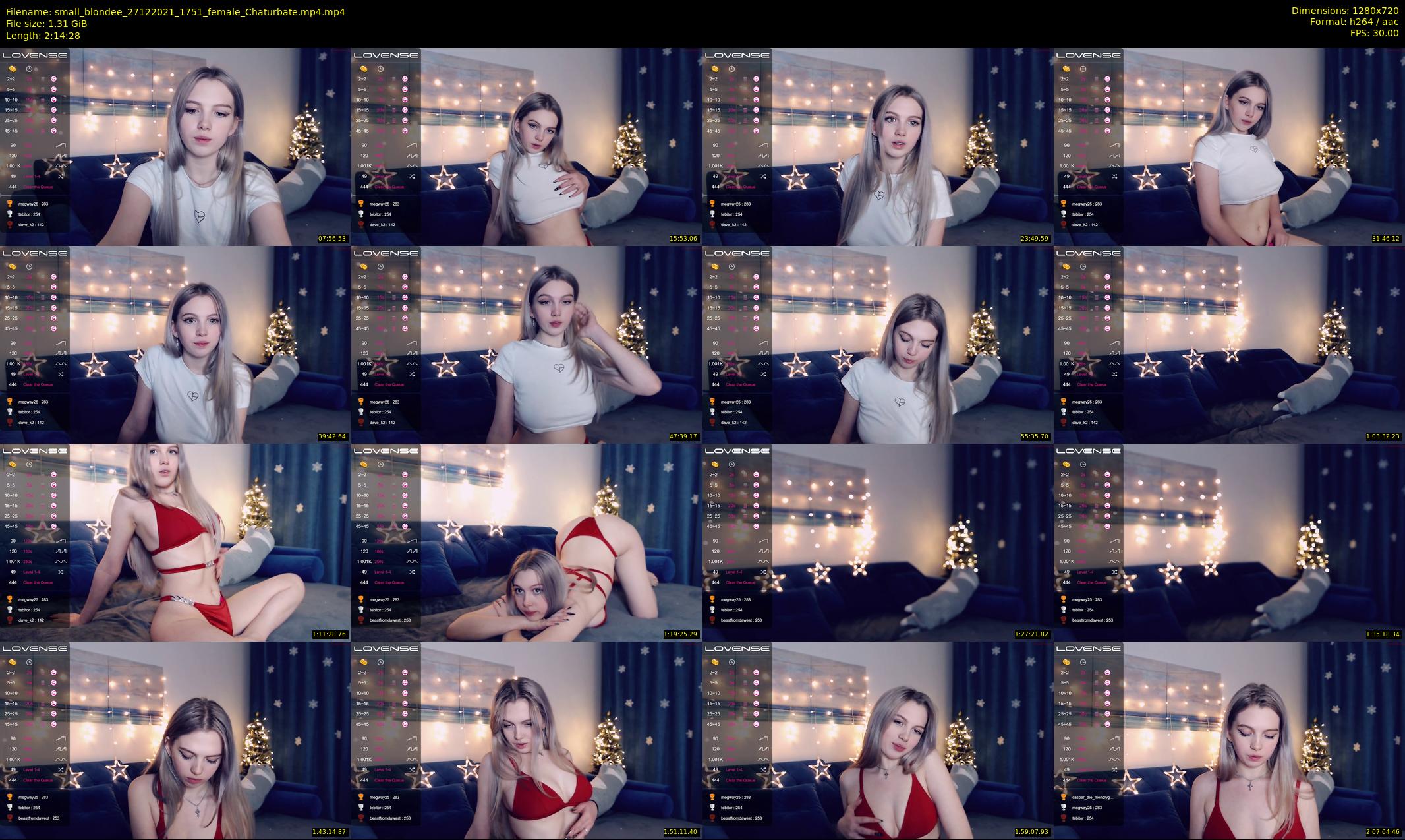 small_blondee — 135 minute Chaturbate female cam show recording, 720p, Dec 27, 2021