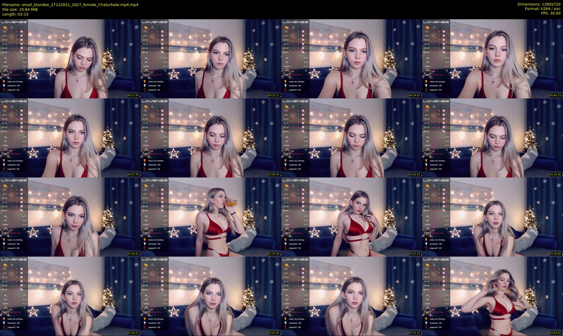 small_blondee — 4 minute Chaturbate female cam show recording, 720p, Dec 27, 2021