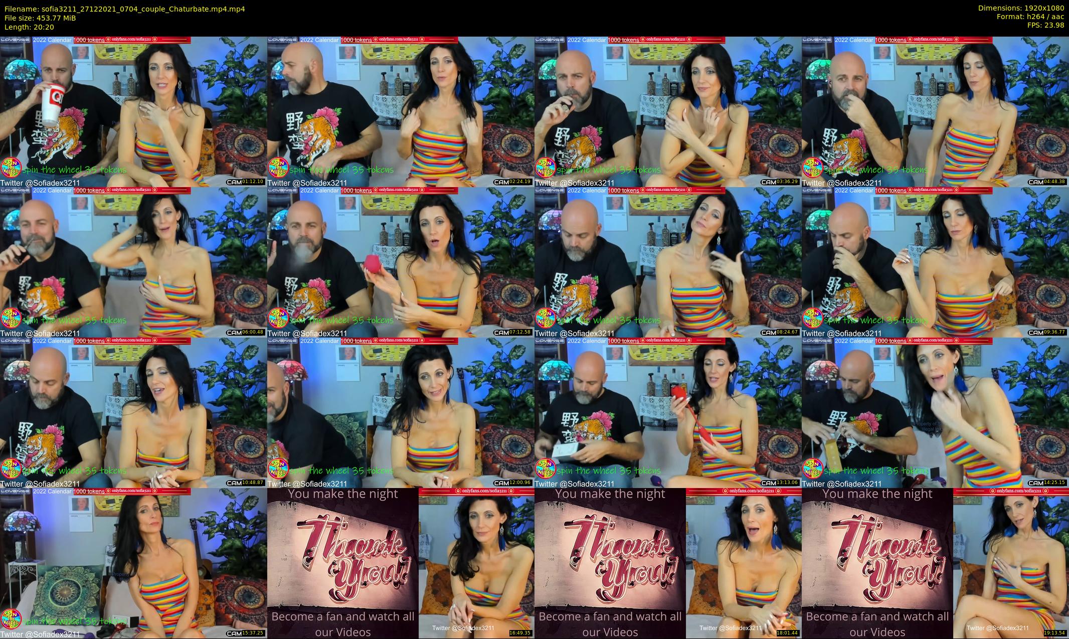 sofia3211 — 21 minute Chaturbate couple cam show recording, 1080p, Dec 27, 2021