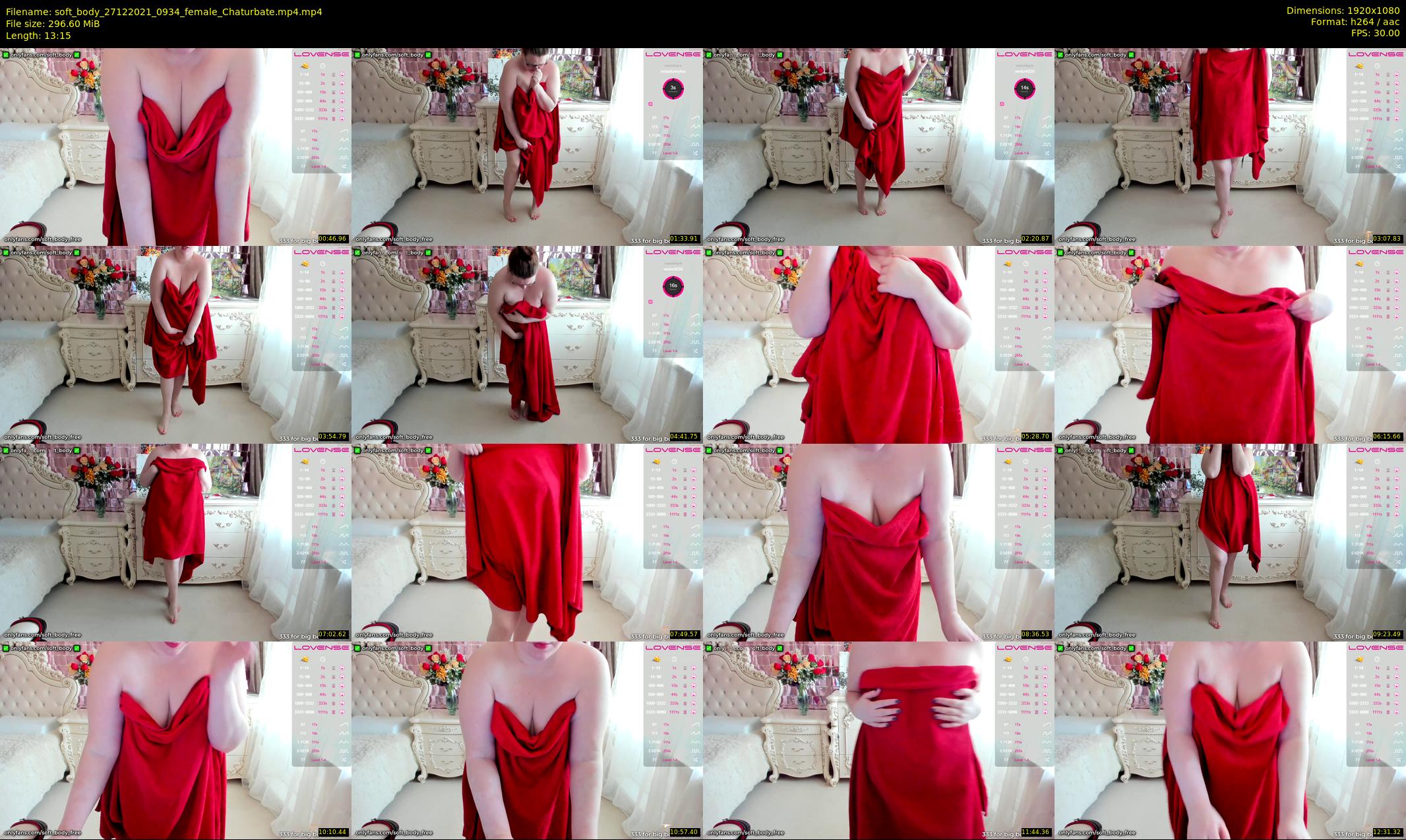 soft_body — 14 minute Chaturbate female cam show recording, 1080p, Dec 27, 2021