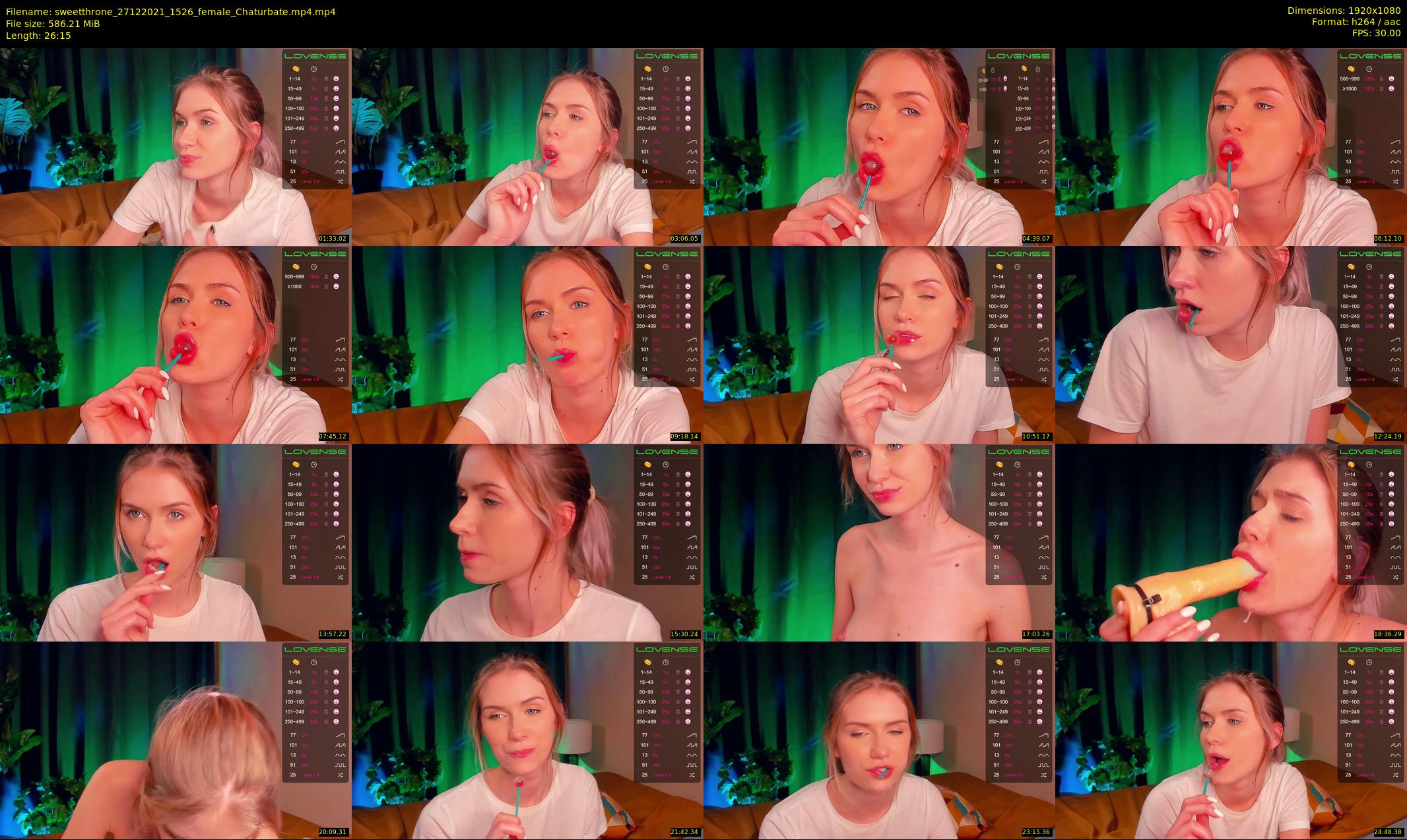 sweetthrone — 27 minute Chaturbate couple cam show recording, 1080p, Dec 27, 2021