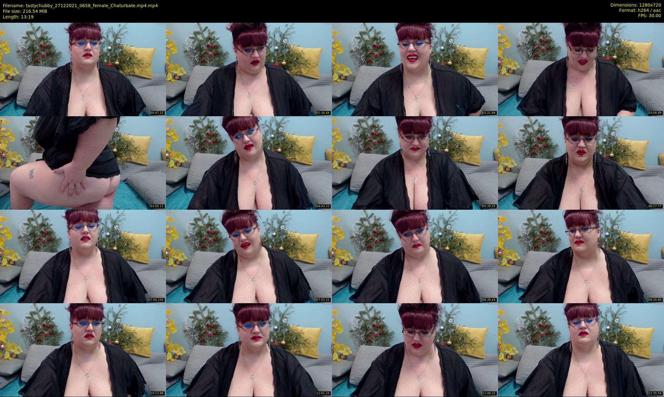 tastychubby — 14 minute Chaturbate female cam show recording, 720p, Dec 27, 2021
