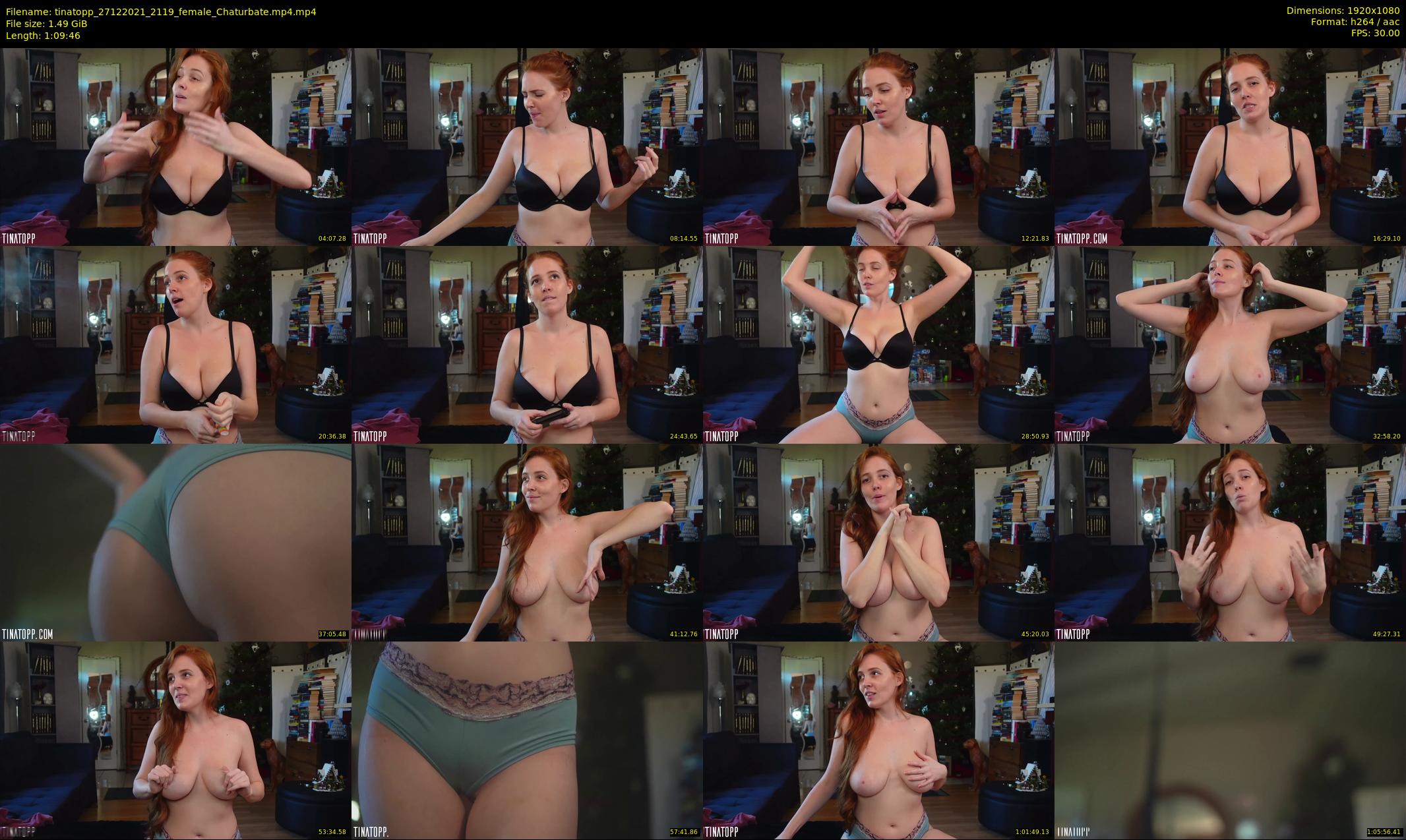 tinatopp — 70 minute Chaturbate female cam show recording, 1080p, Dec 27, 2021