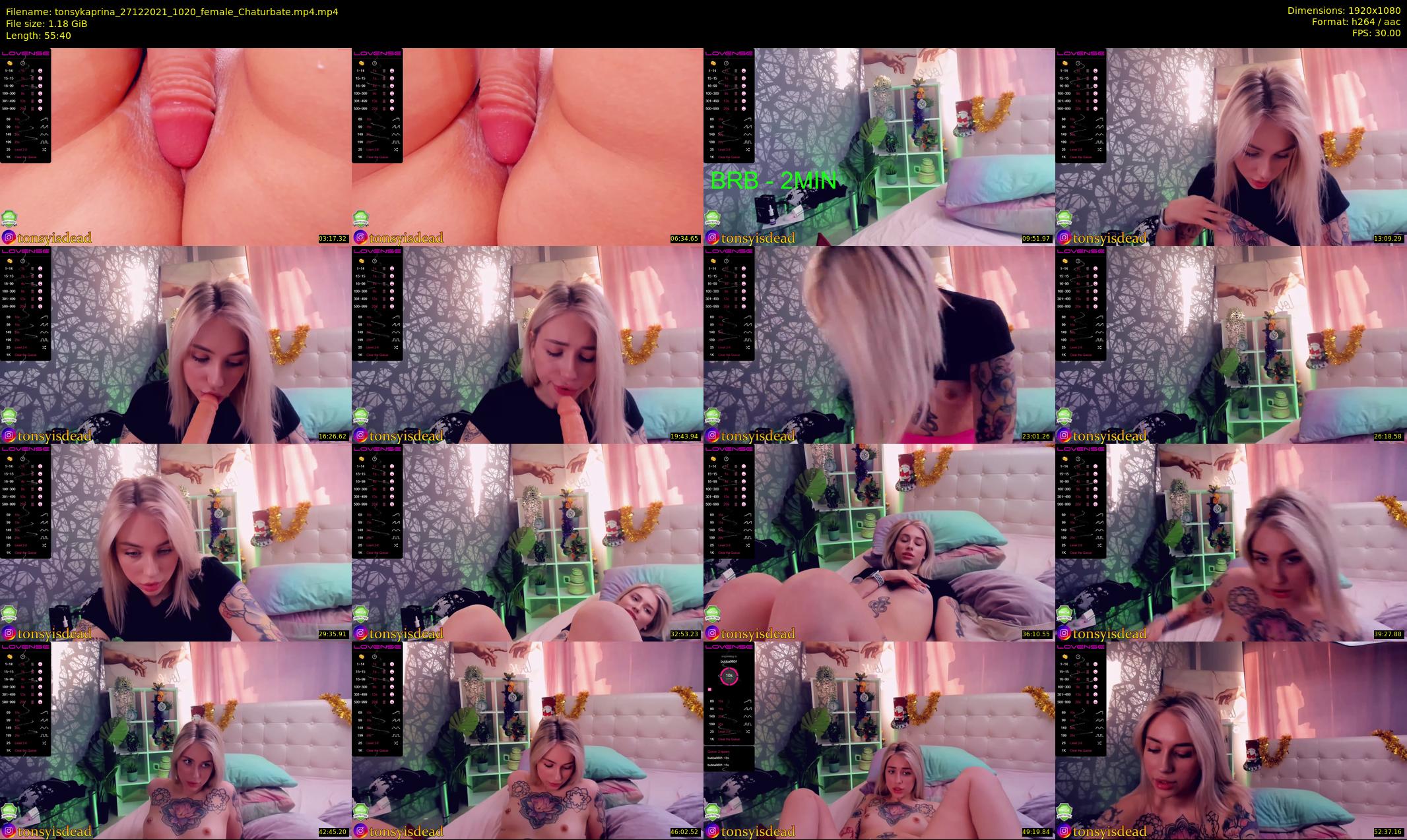 tonsykaprina — 56 minute Chaturbate couple cam show recording, 1080p, Dec 27, 2021