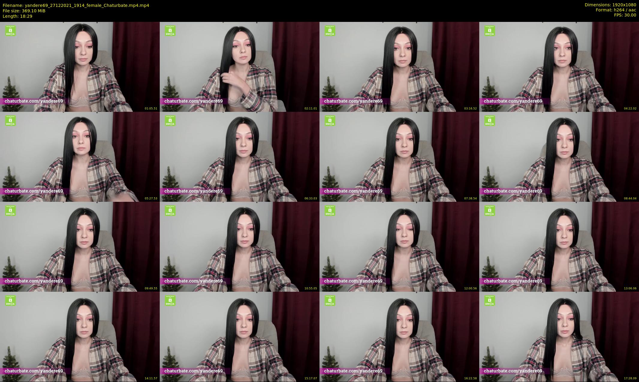 yandere69 — 19 minute Chaturbate female cam show recording, 1080p, Dec 27, 2021