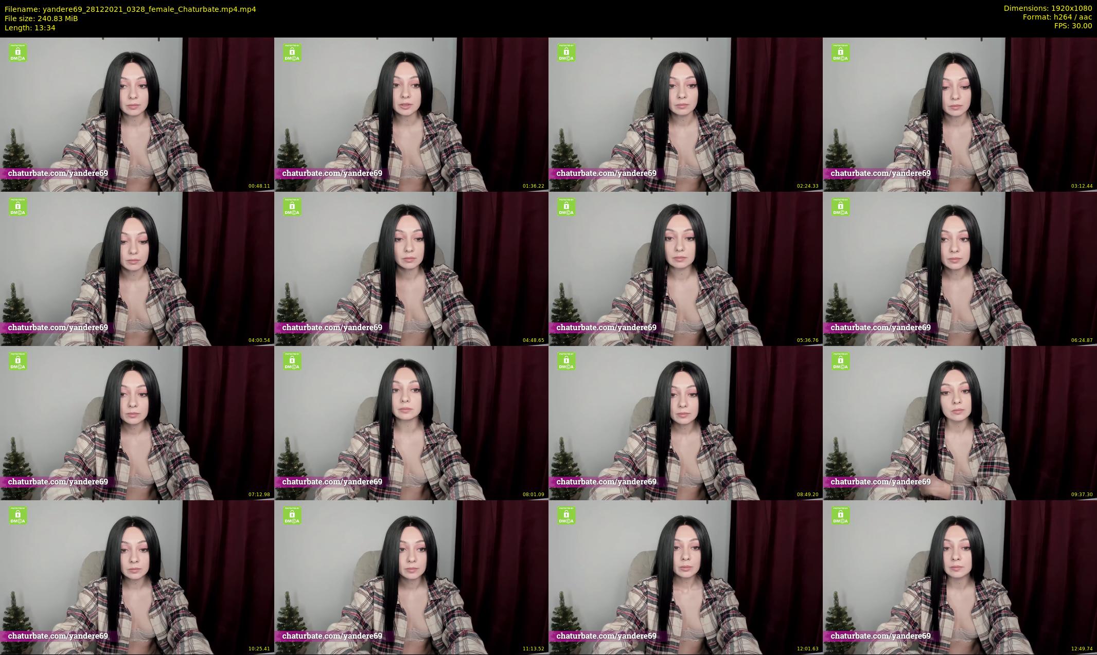 yandere69 — 14 minute Chaturbate female cam show recording, 1080p, Dec 28, 2021