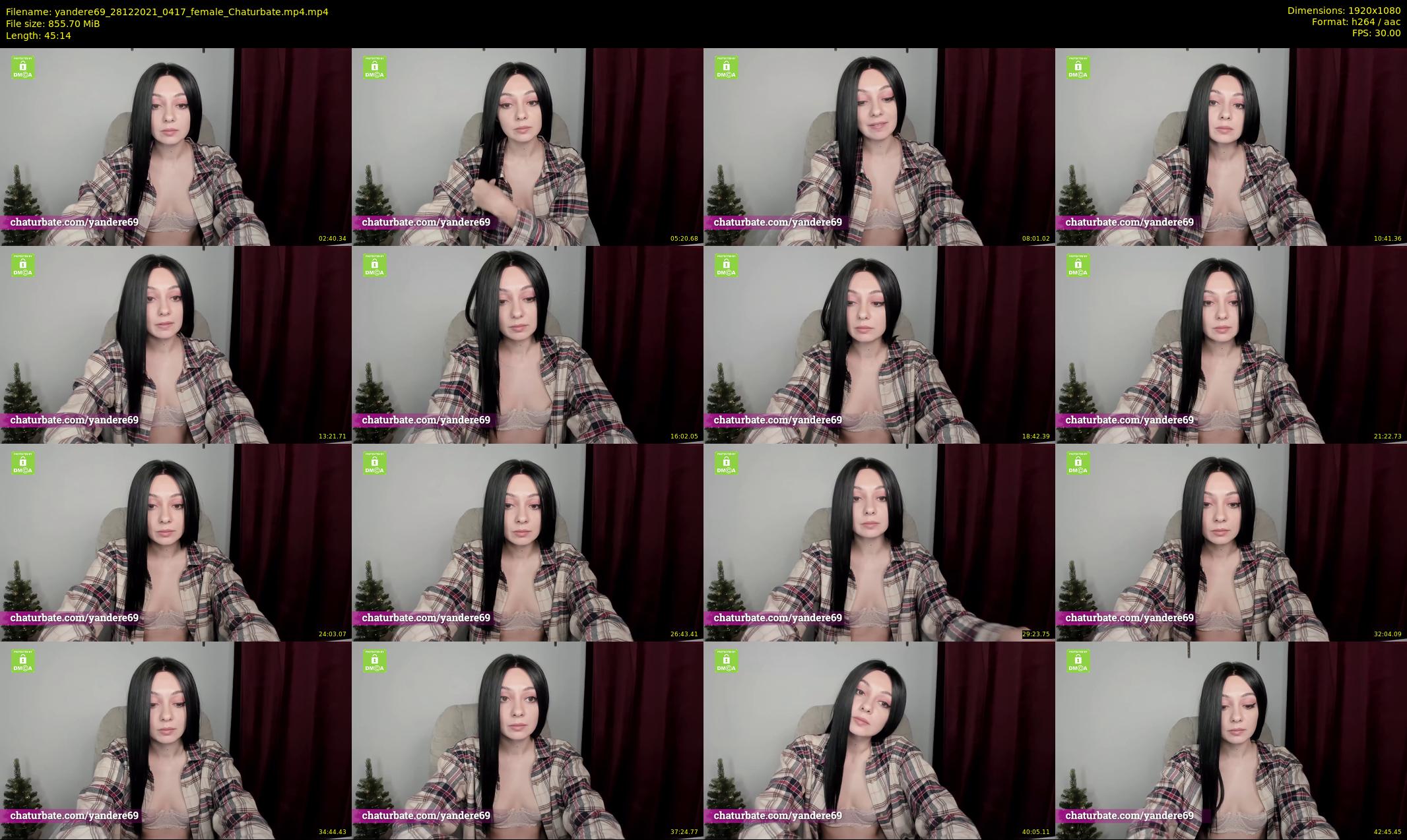 yandere69 — 46 minute Chaturbate female cam show recording, 1080p, Dec 28, 2021