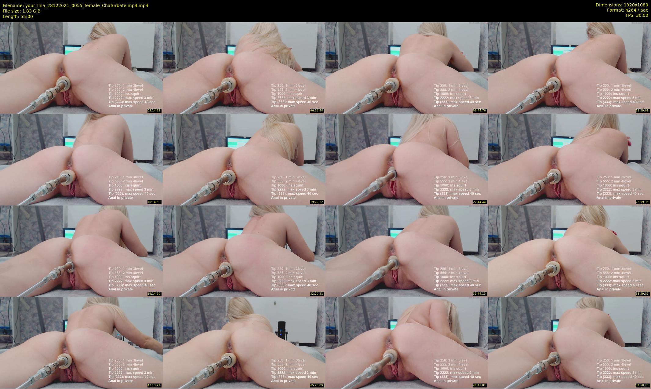 your_lina — 55 minute Chaturbate female cam show recording, 1080p, Dec 28, 2021