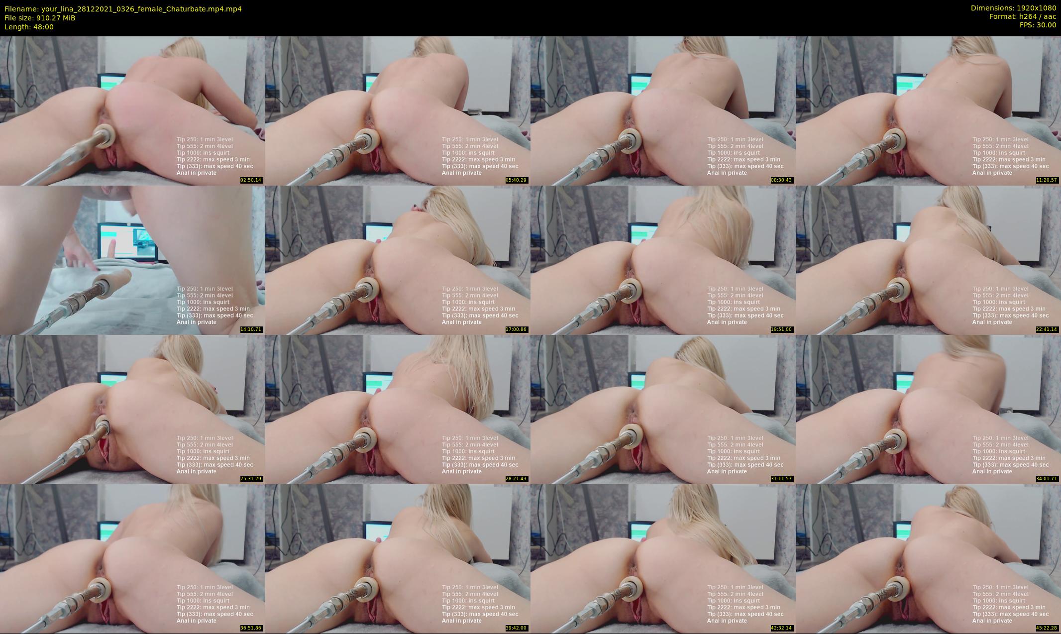 your_lina — 48 minute Chaturbate female cam show recording, 1080p, Dec 28, 2021