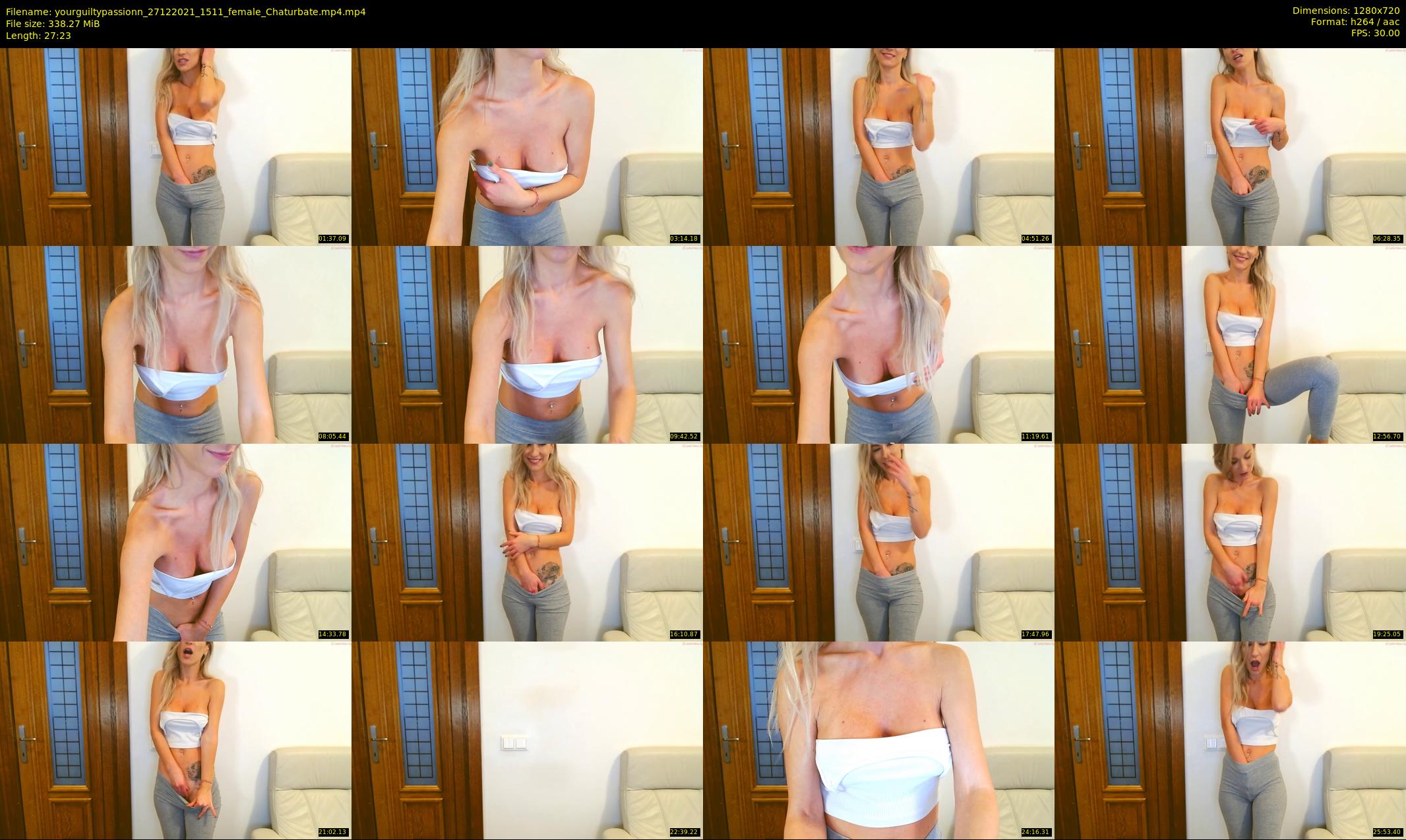 yourguiltypassionn — 28 minute Chaturbate female cam show recording, 720p, Dec 27, 2021