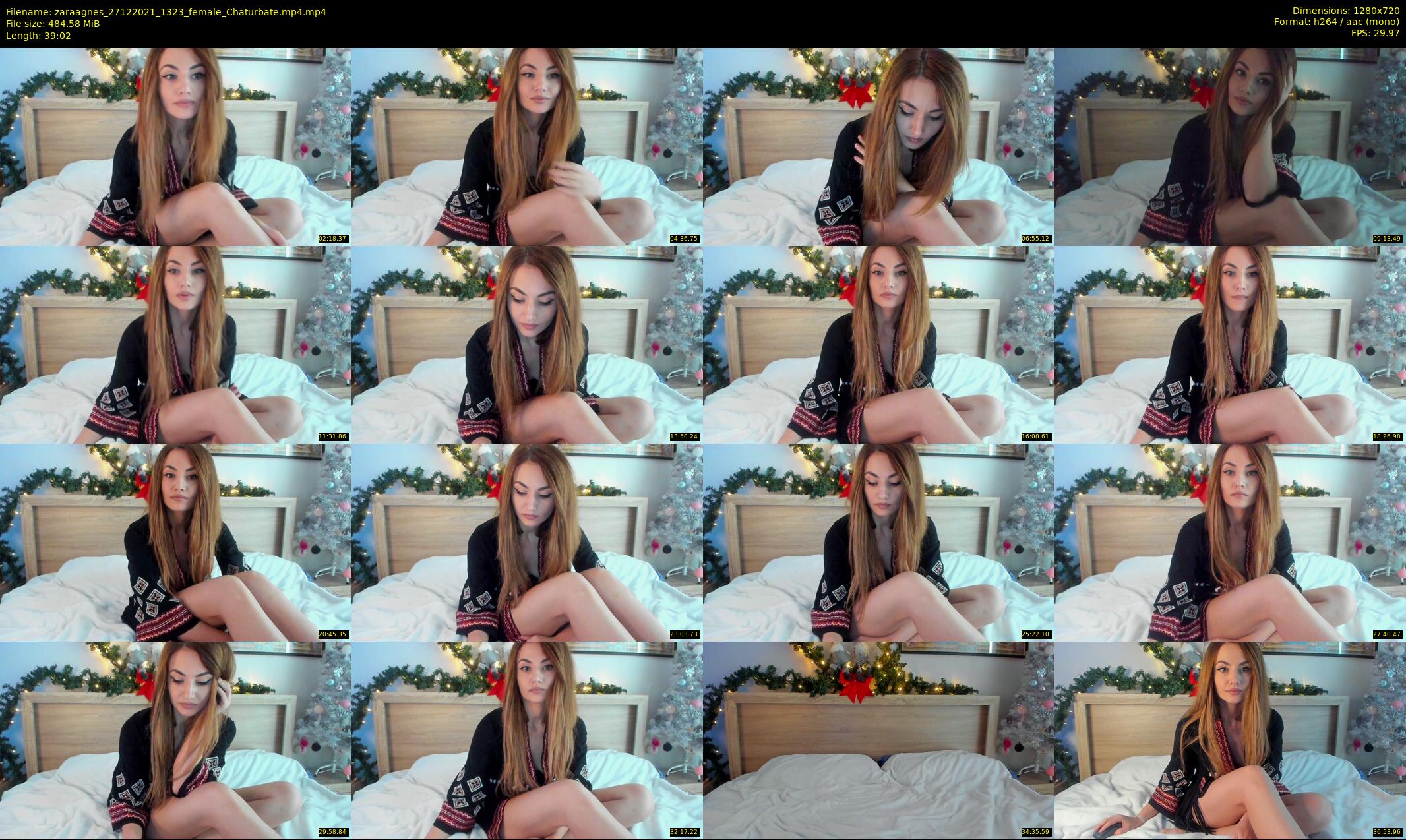 zaraagnes — 40 minute Chaturbate female cam show recording, 720p, Dec 27, 2021