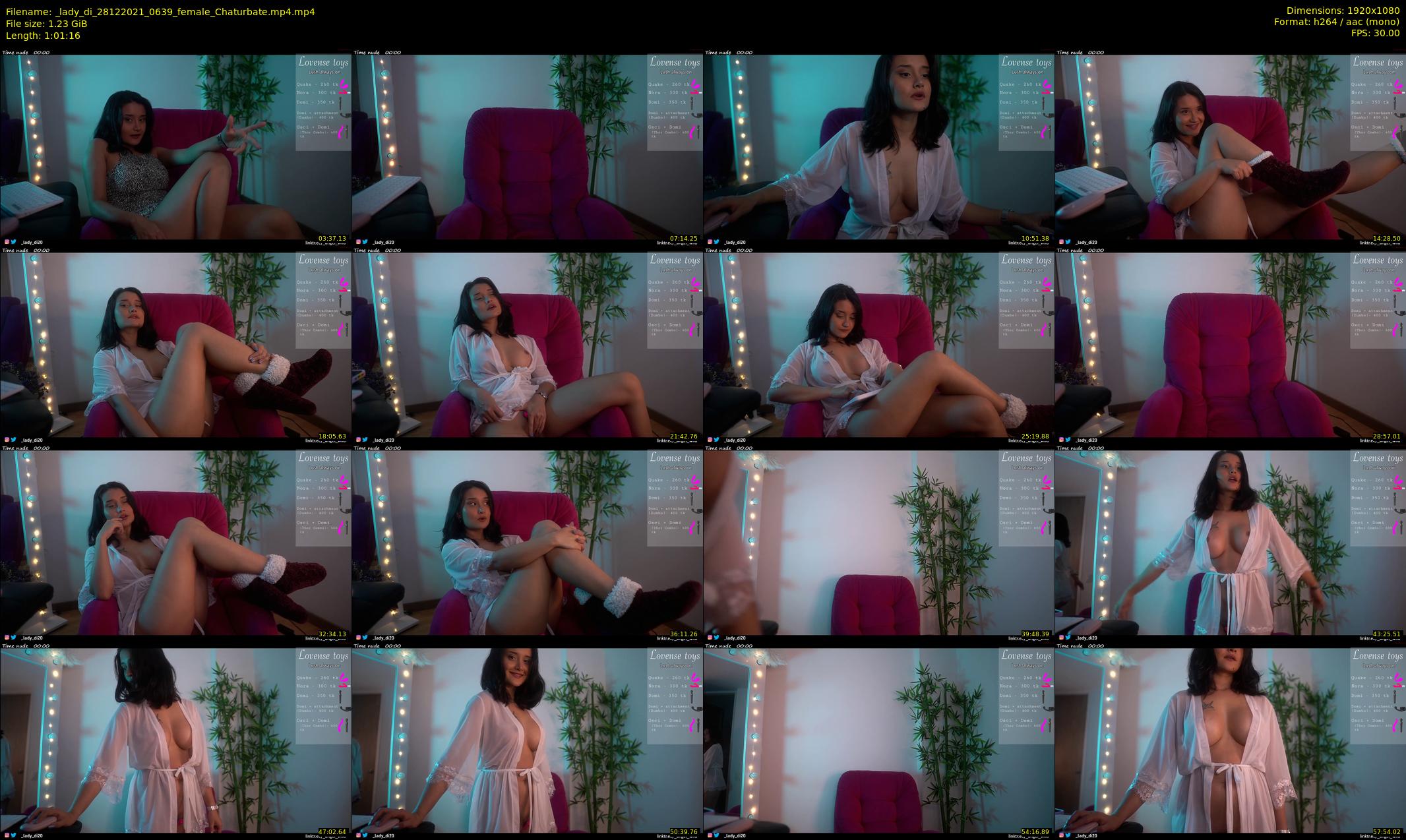 _lady_di — 62 minute Chaturbate female cam show recording, 1080p, Dec 28, 2021