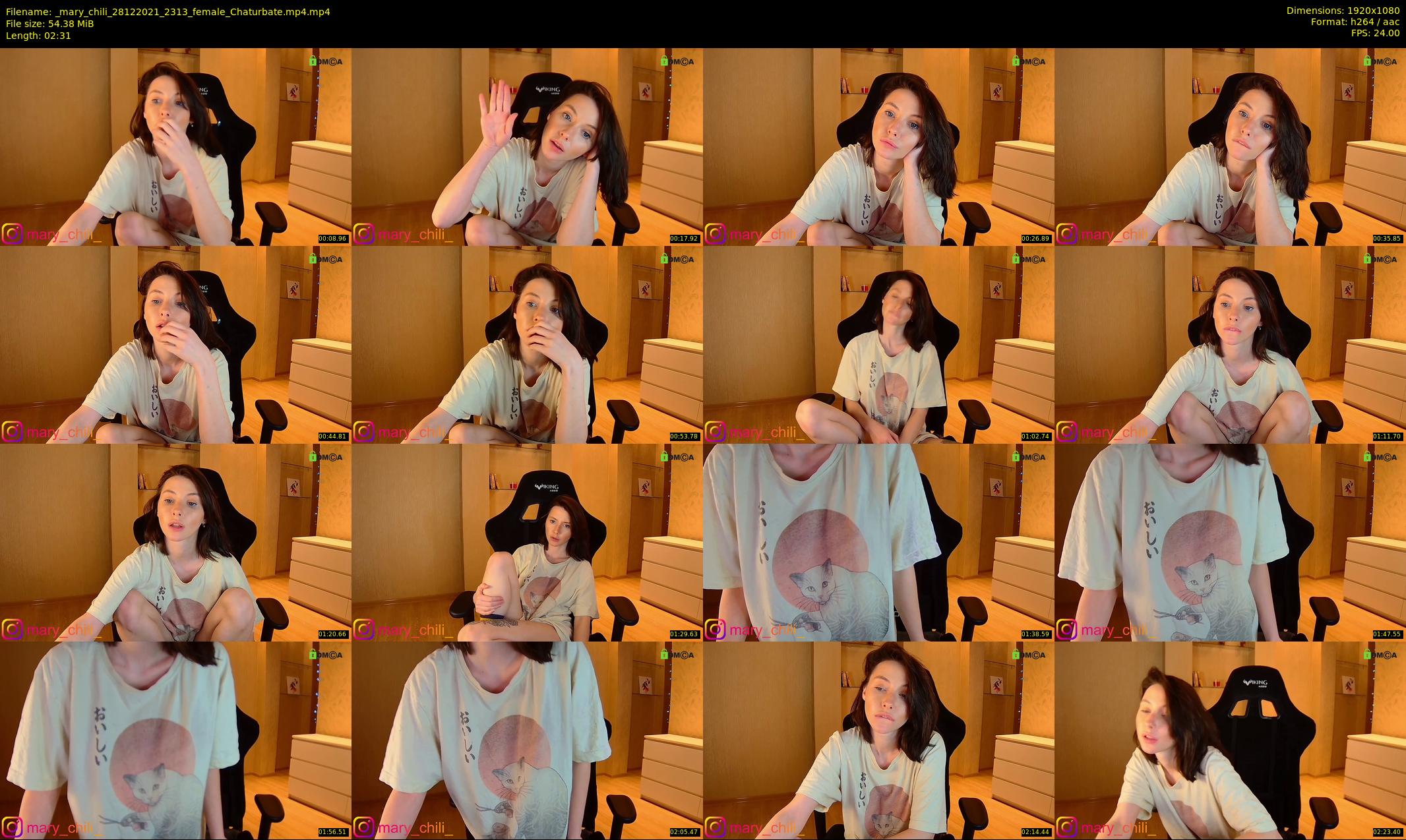 _mary_chili — 3 minute Chaturbate female cam show recording, 1080p, Dec 28, 2021