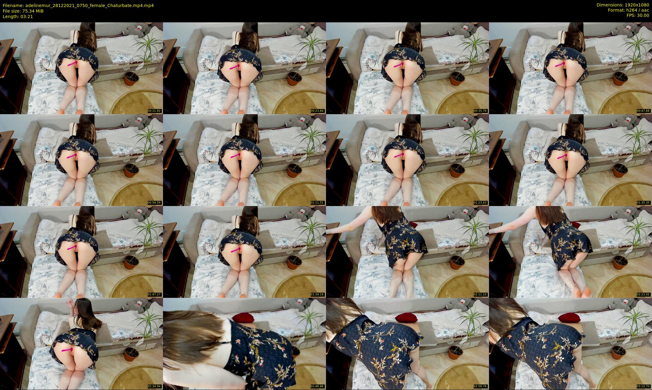 adelinemur — 4 minute Chaturbate female cam show recording, 1080p, Dec 28, 2021