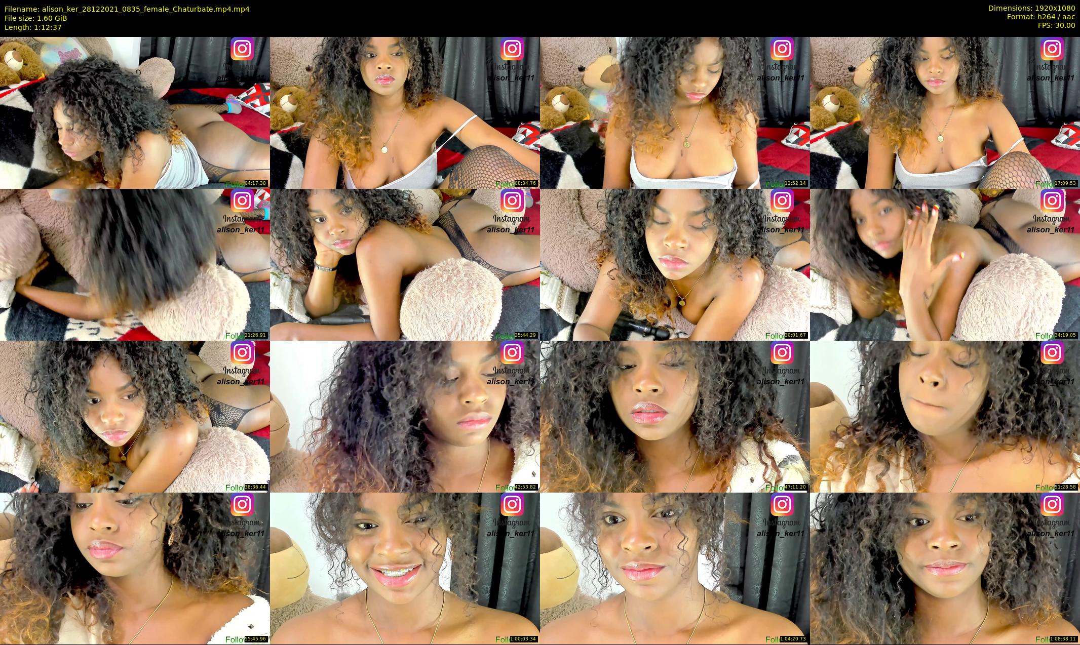 alison_ker — 73 minute Chaturbate female cam show recording, 1080p, Dec 28, 2021