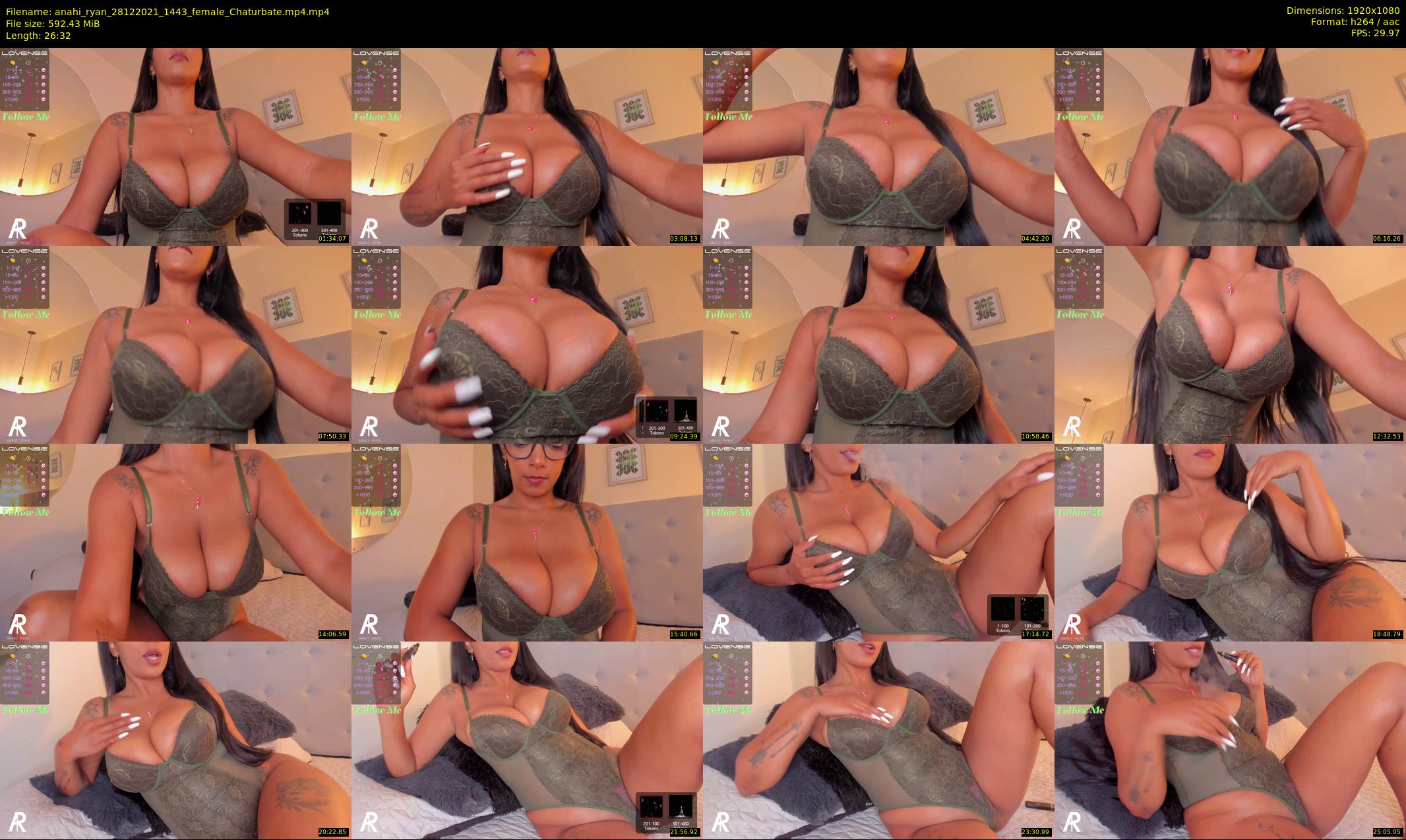 anahi_ryan — 27 minute Chaturbate female cam show recording, 1080p, Dec 28, 2021
